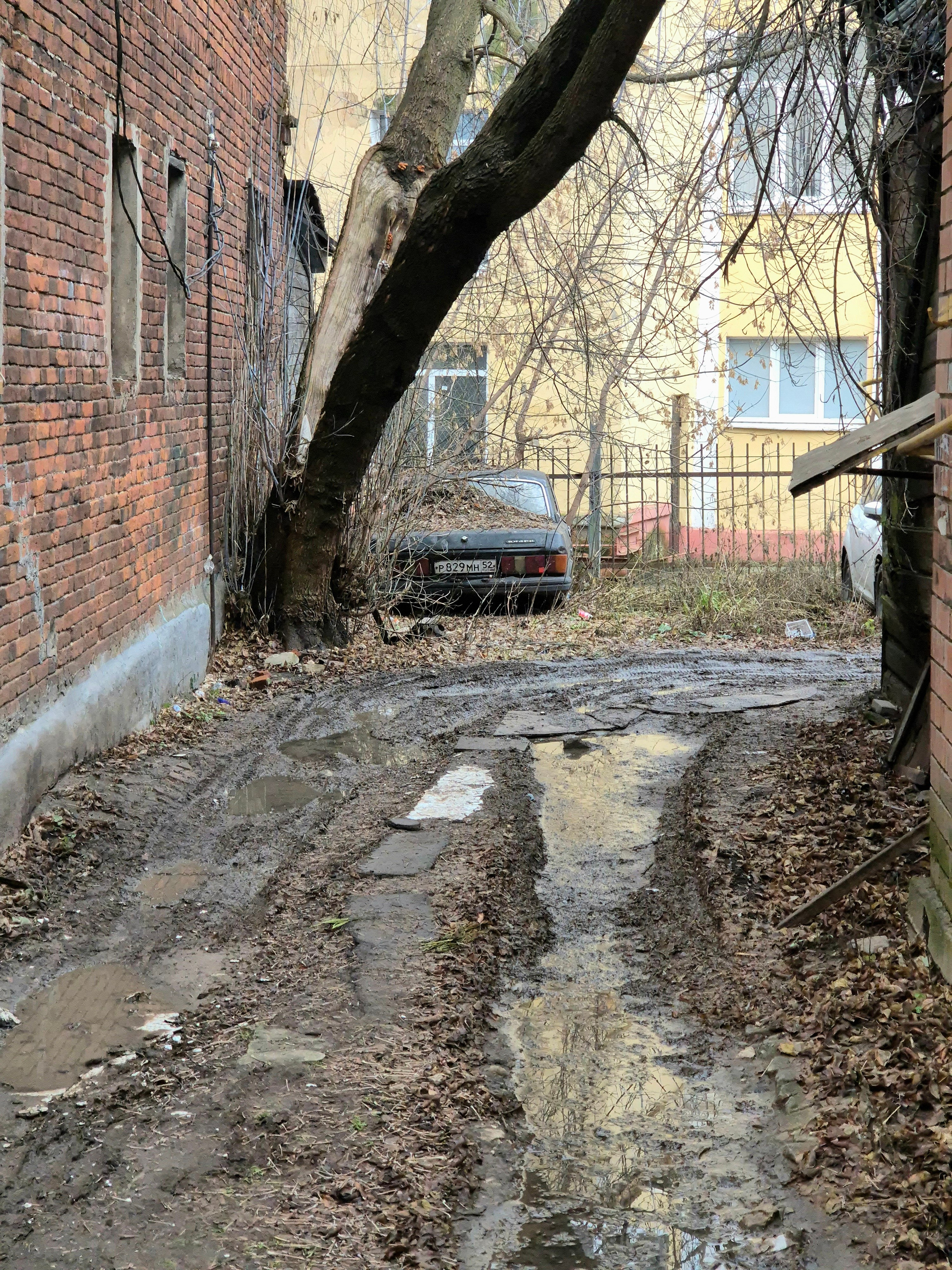 Напротив уютного комфортного отеля вот такой городской пейзаж