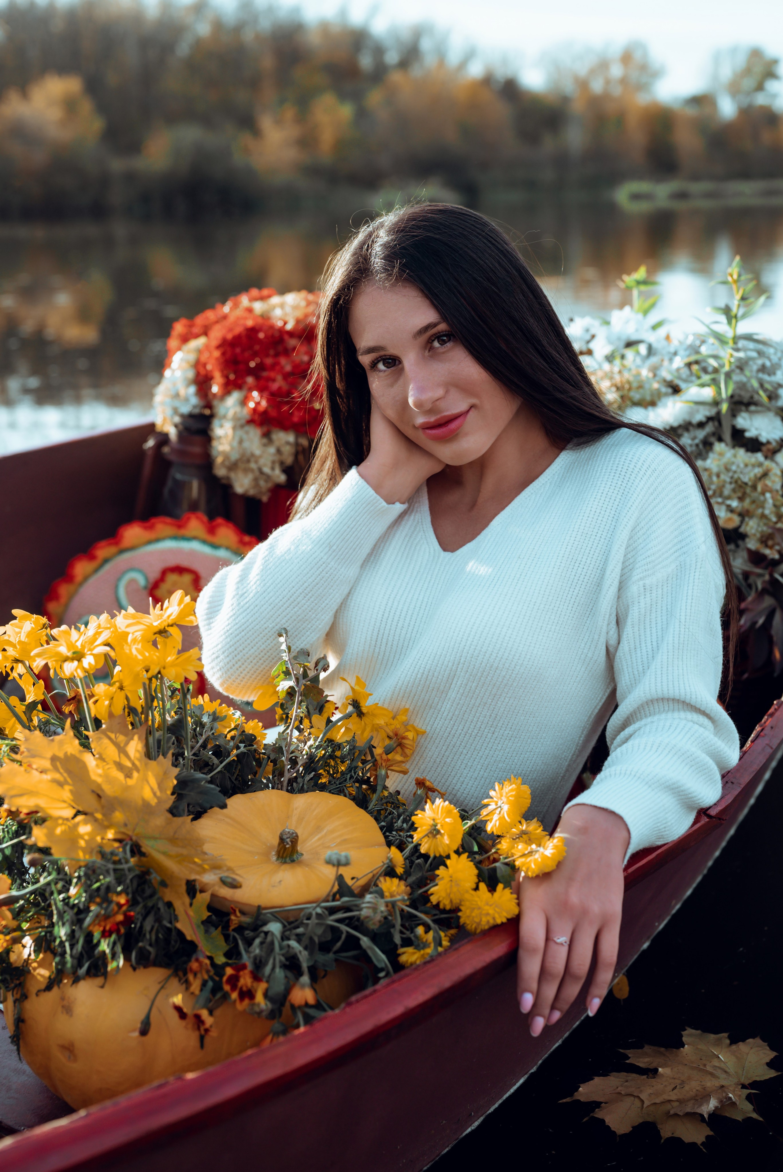 Фотопроект с осенней лодкой. Фотограф в городе Салават