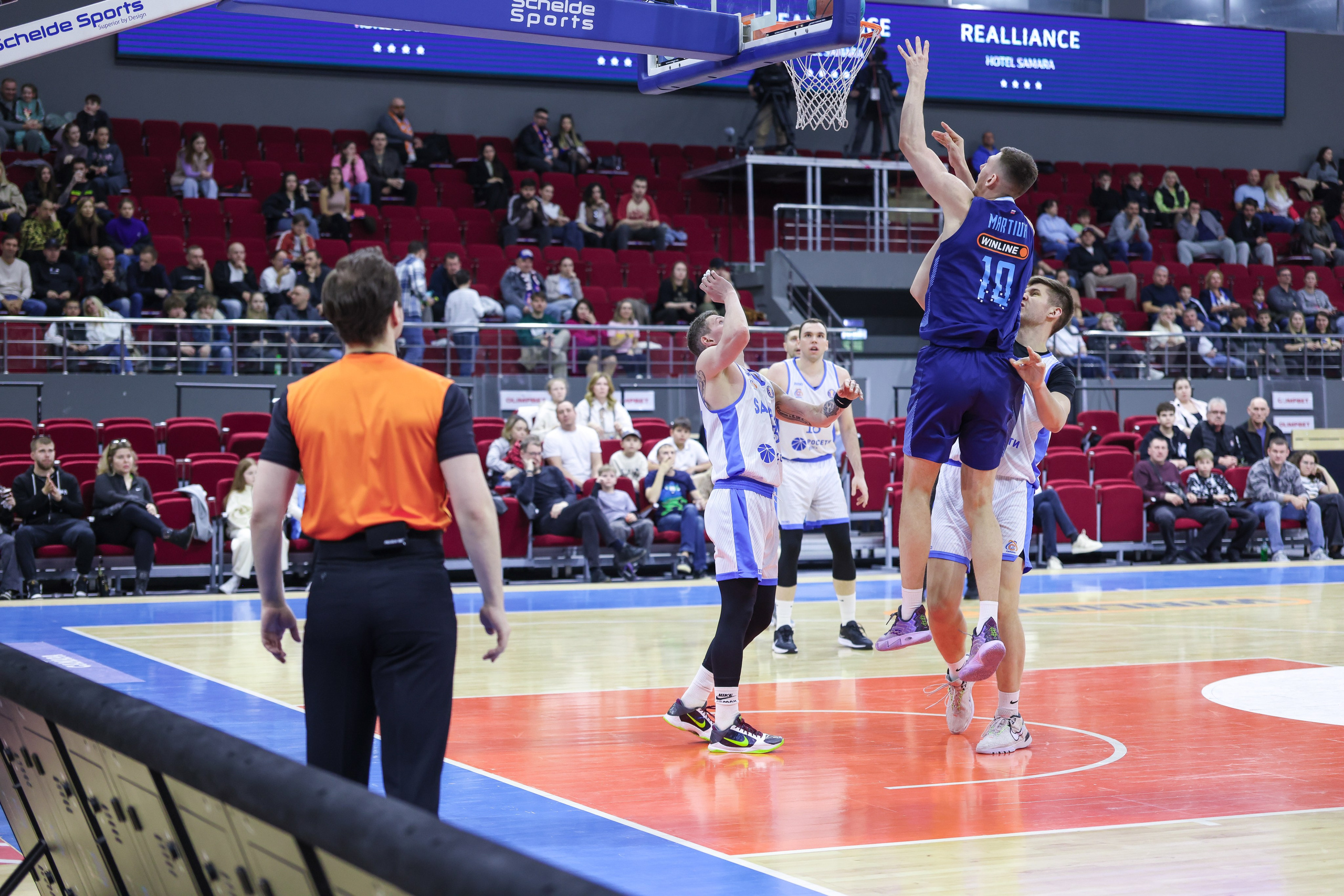 Баскетбол. Самара — Зенит. Единая лига ВТБ. Спортивный фотограф в Самаре