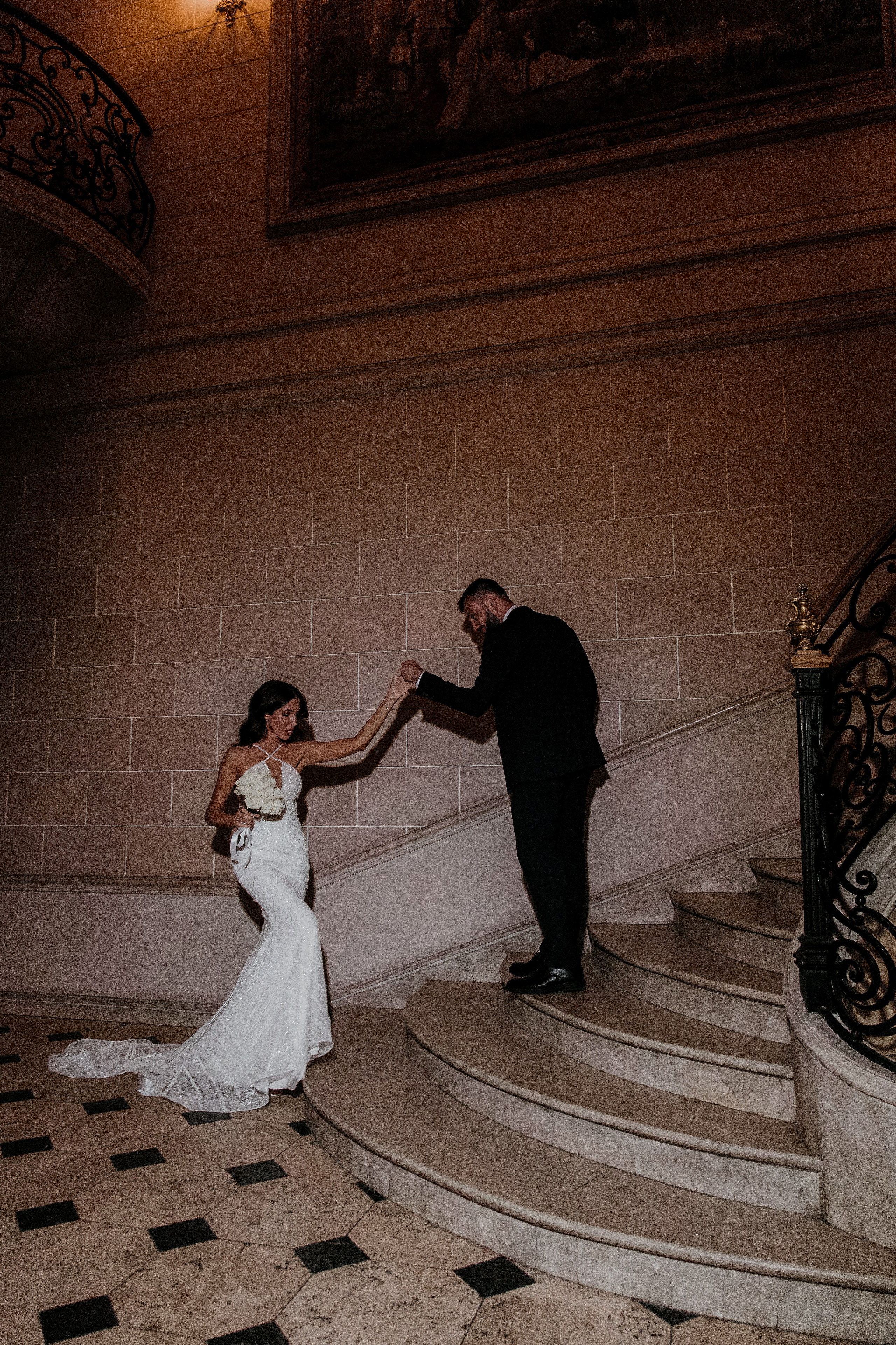 Свадебная фотосессия Амины и Антона в ресторане «Турандот». Фотограф Александра Сыщенко