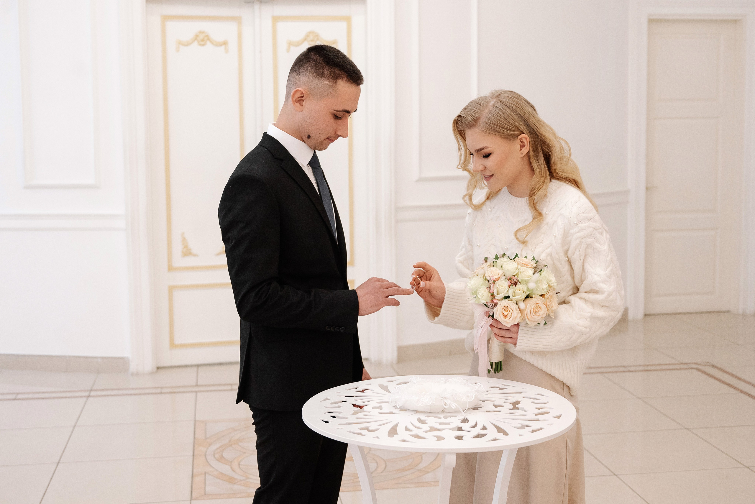 Александра и Алексей, роспись и прогулка зимой. Свадебный и портретный фотограф в Липецке Юлия Свит