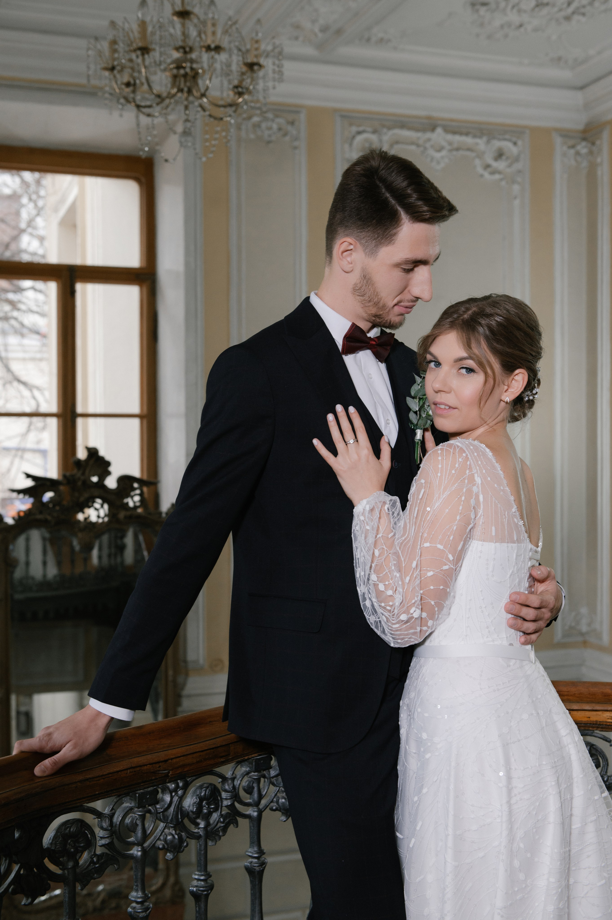 Свадебная фотосессия в Читальне имени Пушкина и камерный банкет в ресторане «Гусятникоff». Семейный и свадебный фотограф в Москве Татьяна Николаева