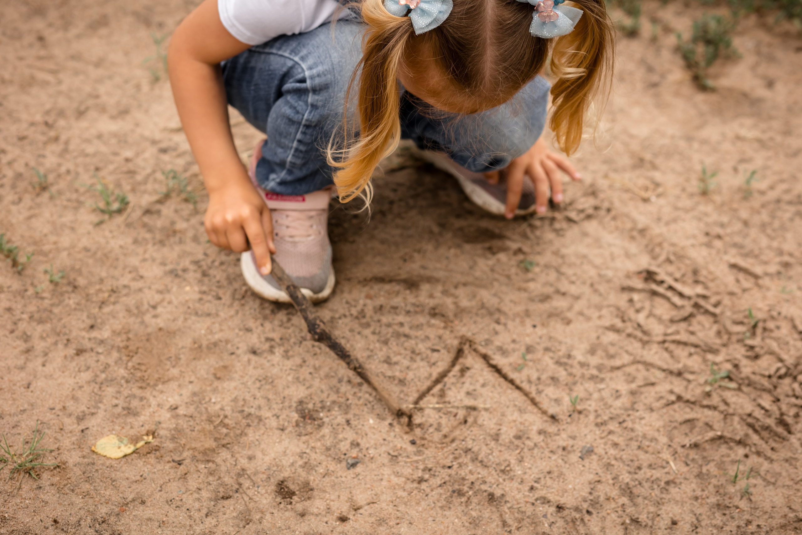 Катя с детками