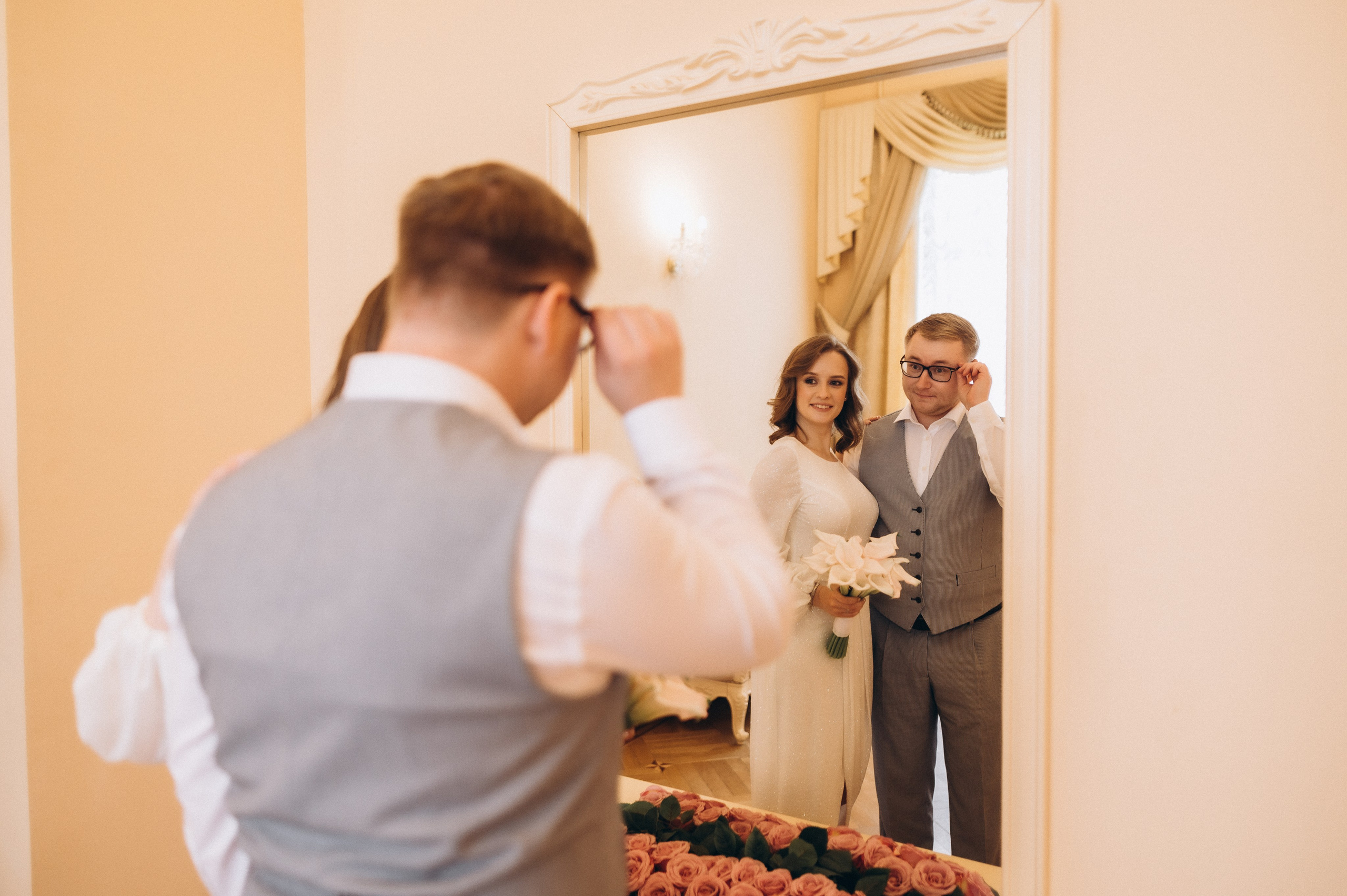 Загс+Оранжерея (камерная свадьба). Фотограф ПИТЕР СПБ Надежда Баранова