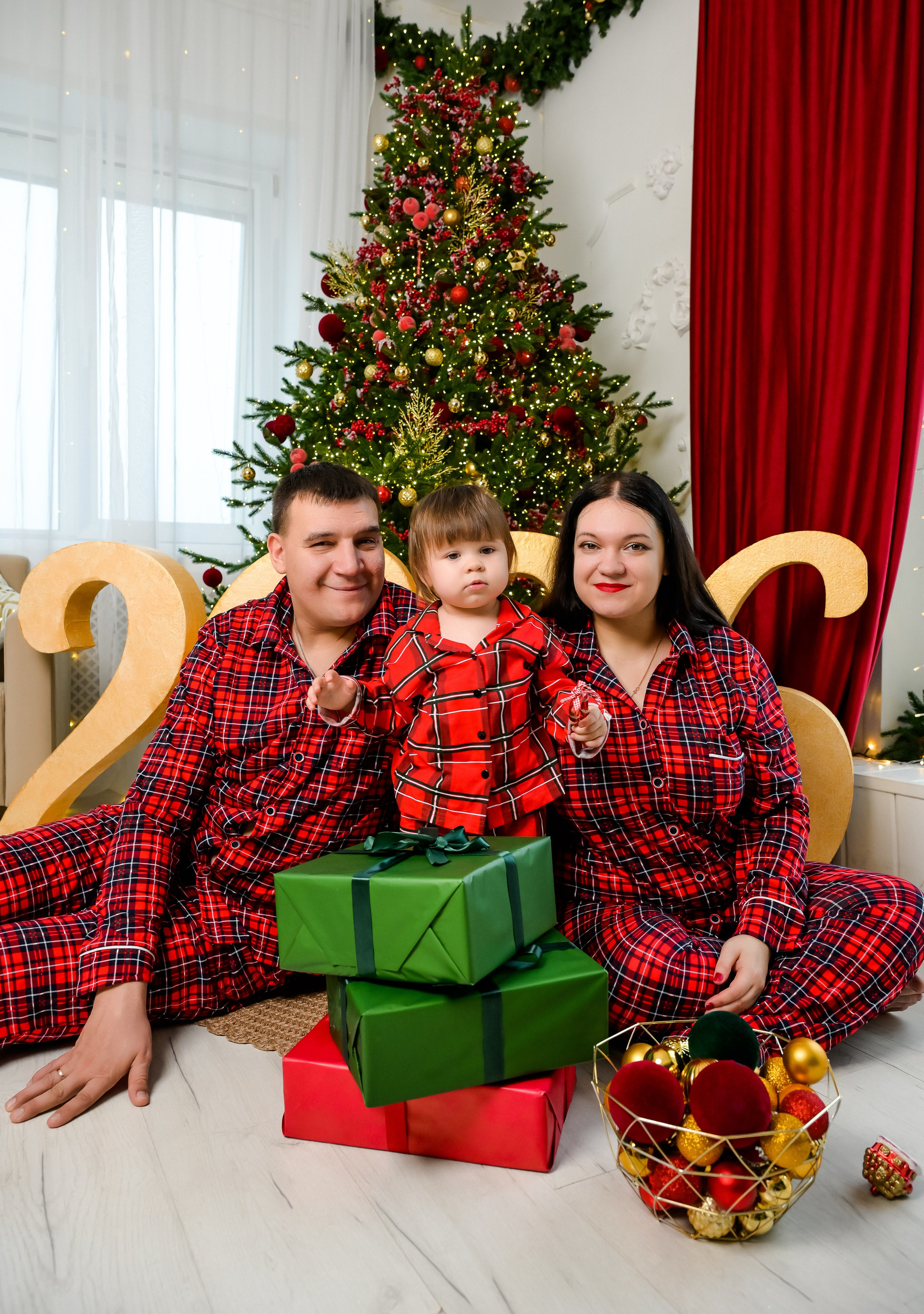 Семья Татьяна, Анатолий и Ксюшенька