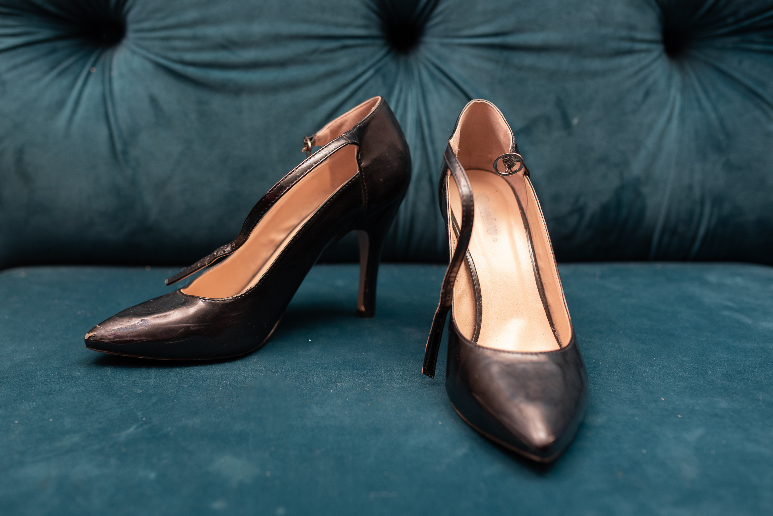 Туфли черные лакированные