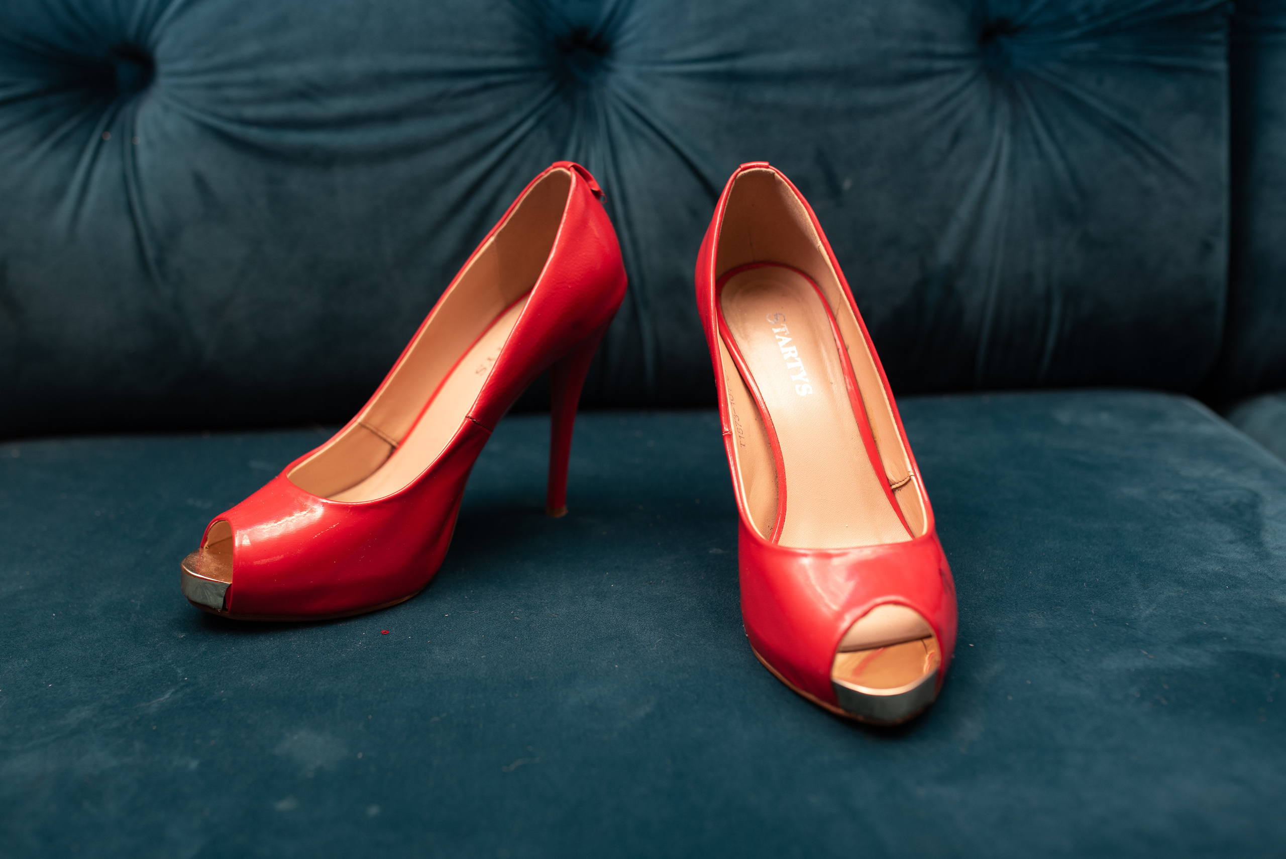 Туфли красные лакированные на каблуке напрокат