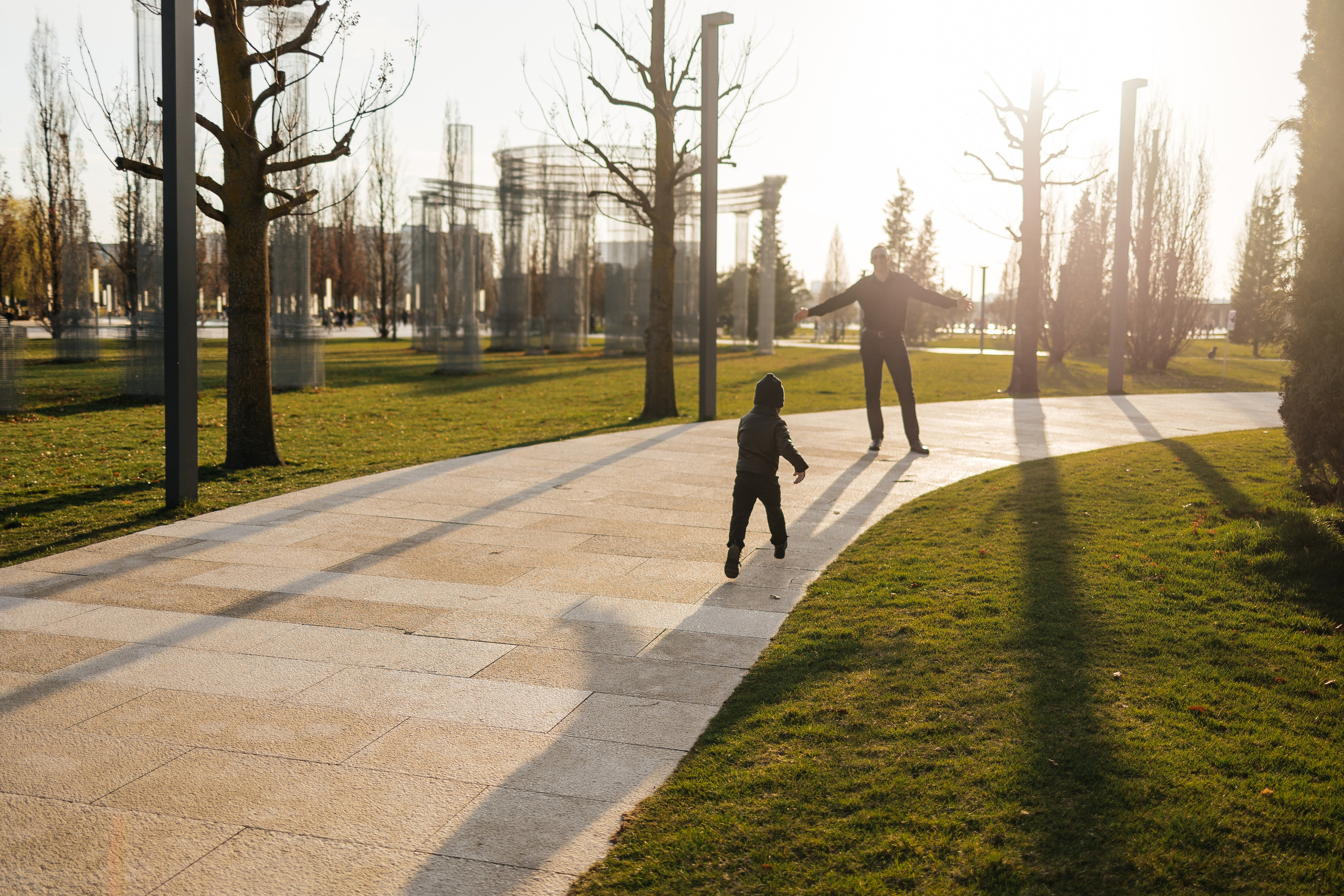 Семейная прогулка в парке. Семейный фотограф в Краснодаре Нина Курнявко