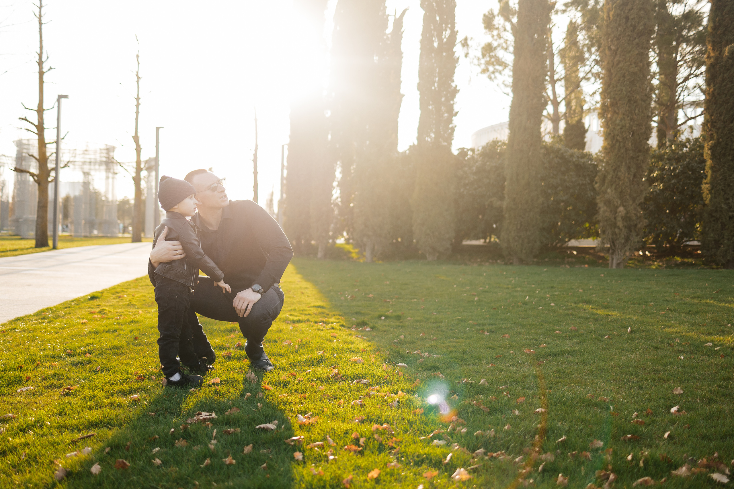 Семейная прогулка в парке. Семейный фотограф в Краснодаре Нина Курнявко