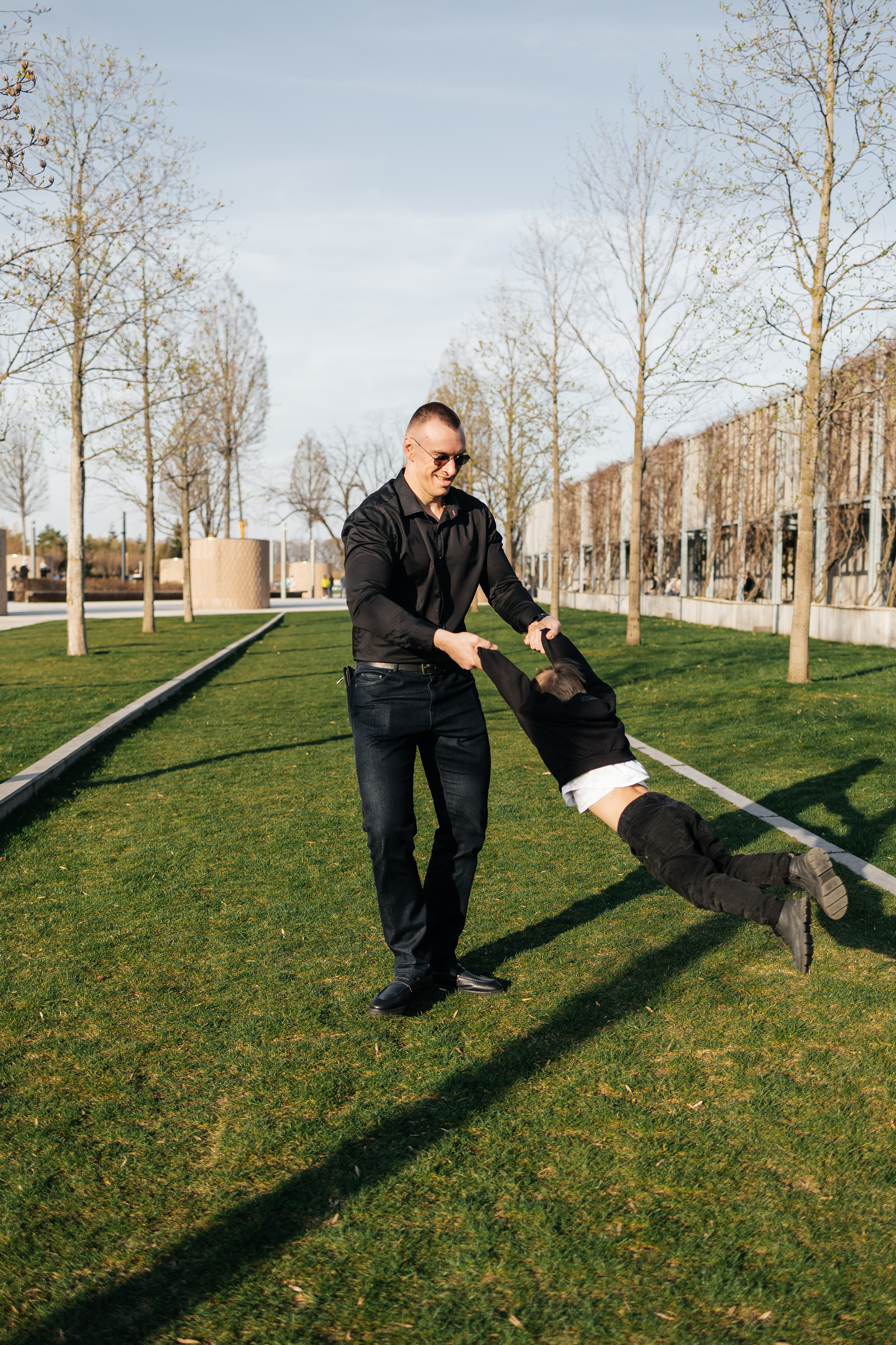 Семейная прогулка в парке. Семейный фотограф в Краснодаре Нина Курнявко