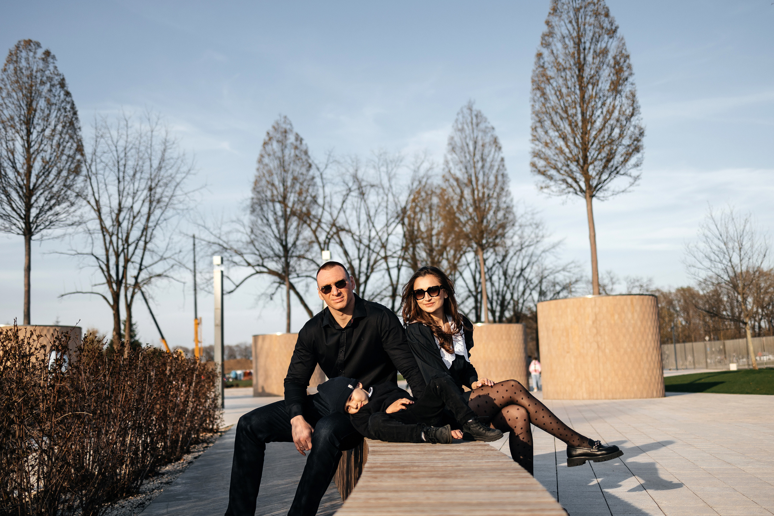 Семейная прогулка в парке. Семейный фотограф в Краснодаре Нина Курнявко