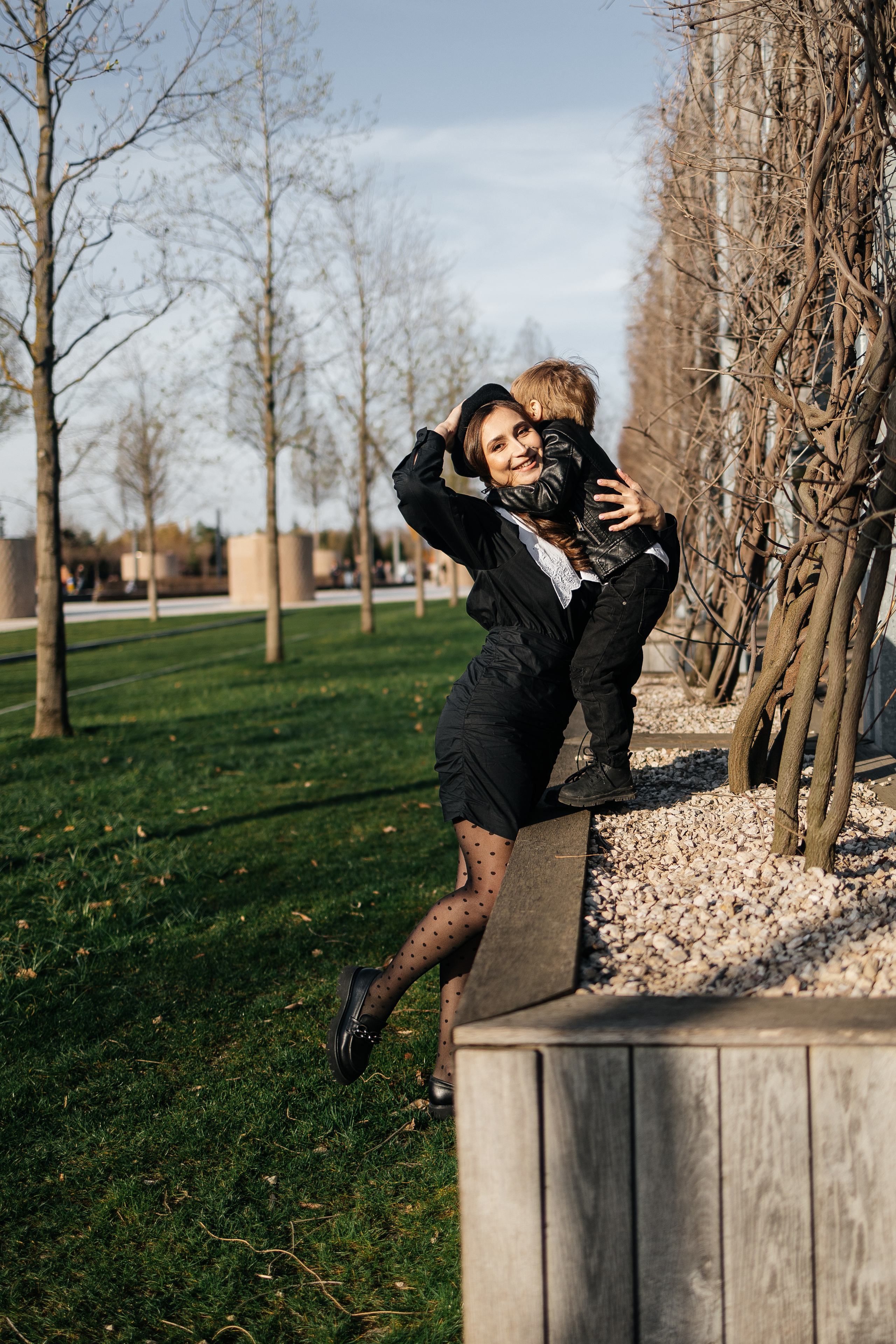 Семейная прогулка в парке. Семейный фотограф в Краснодаре Нина Курнявко