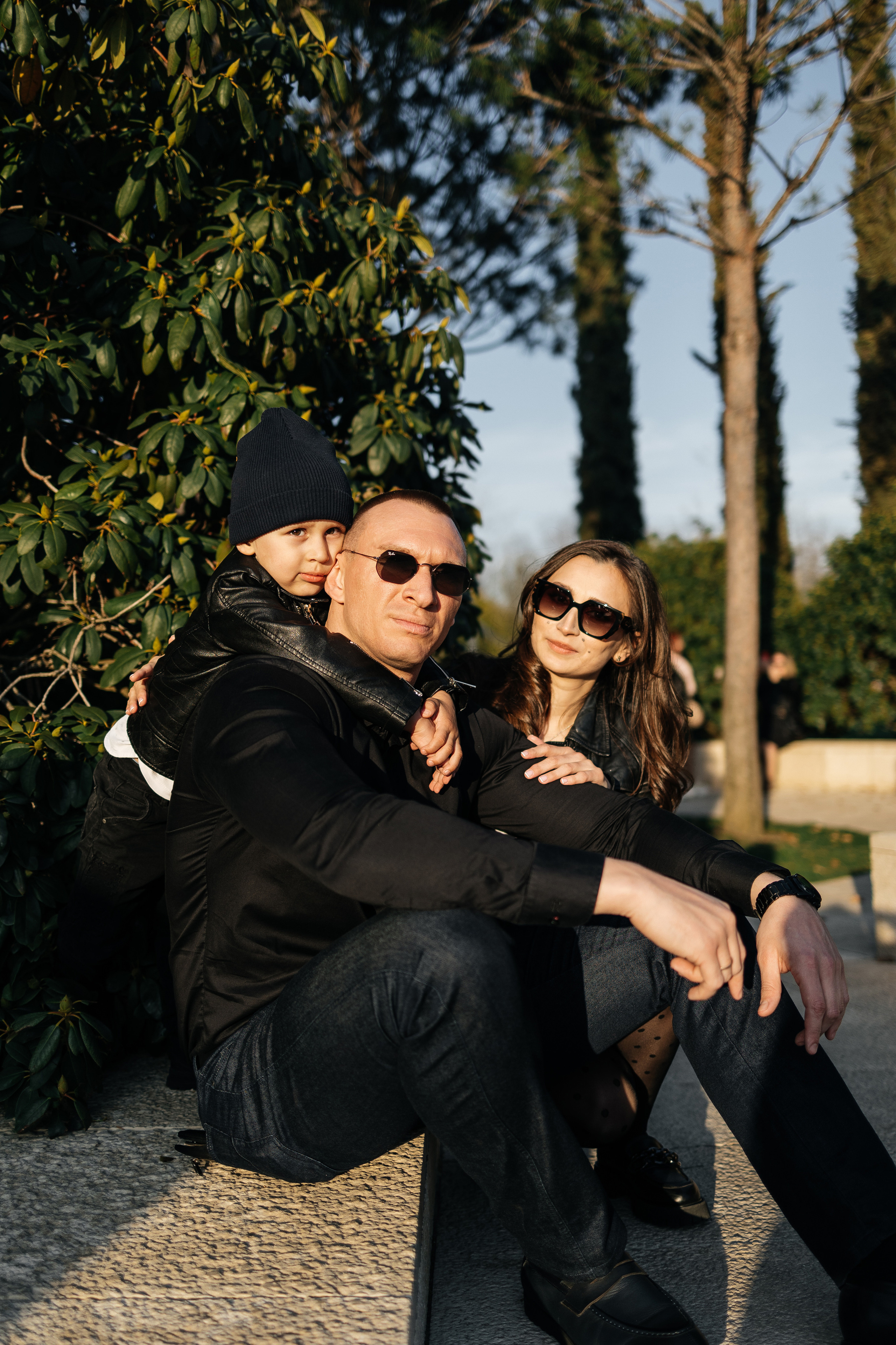 Семейная прогулка в парке. Семейный фотограф в Краснодаре Нина Курнявко