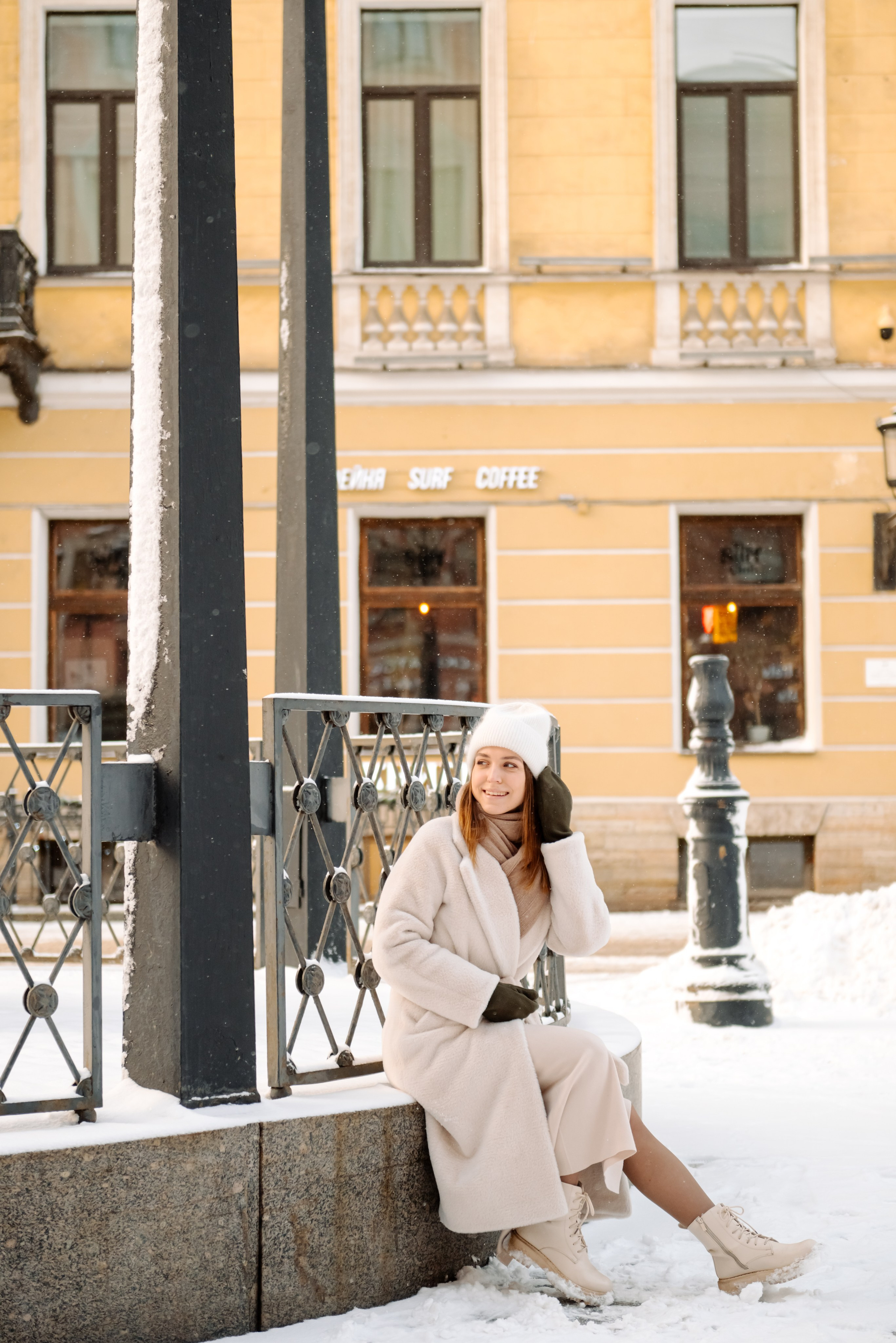 Прогулка по зимнему городу. Свадебный и сеейный фотограф в Санкт-Петербурге Елена Худякова