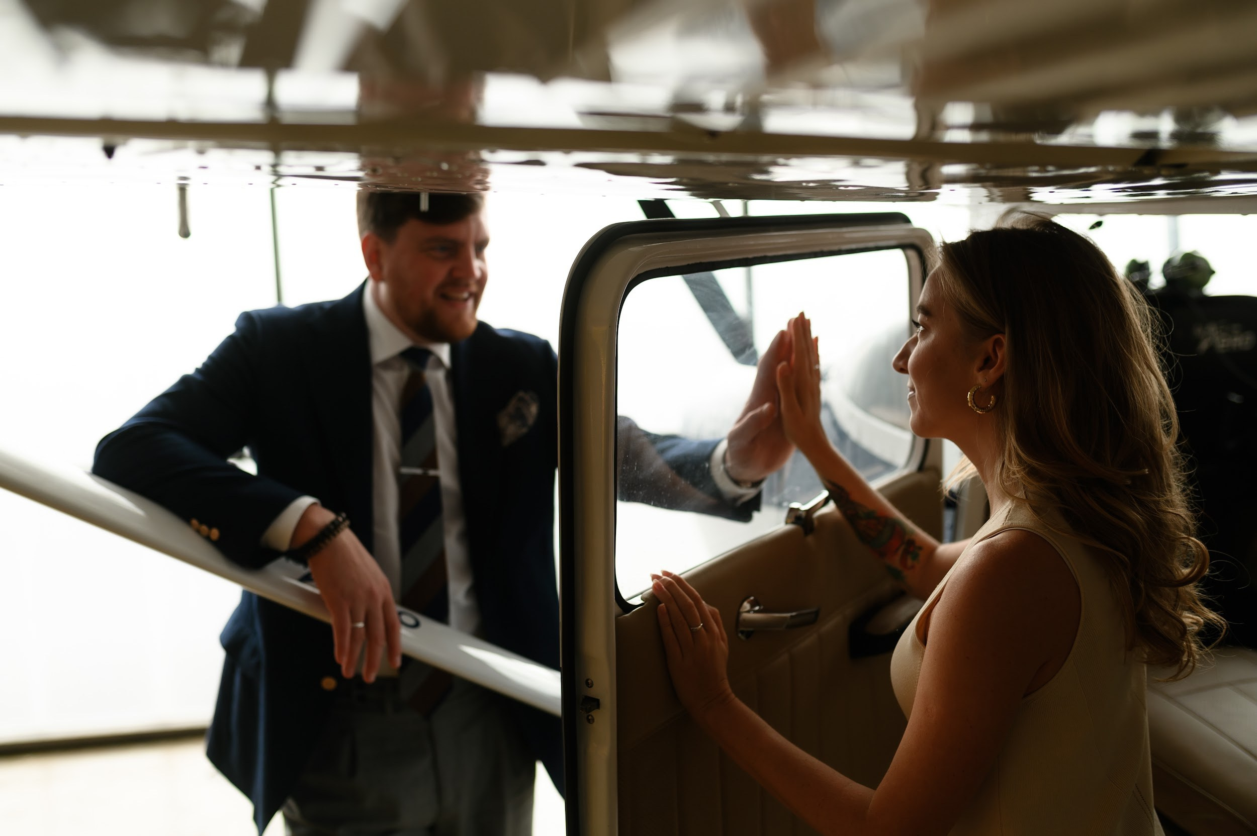 Love-story. Самолёт. Фотограф Марина Росси