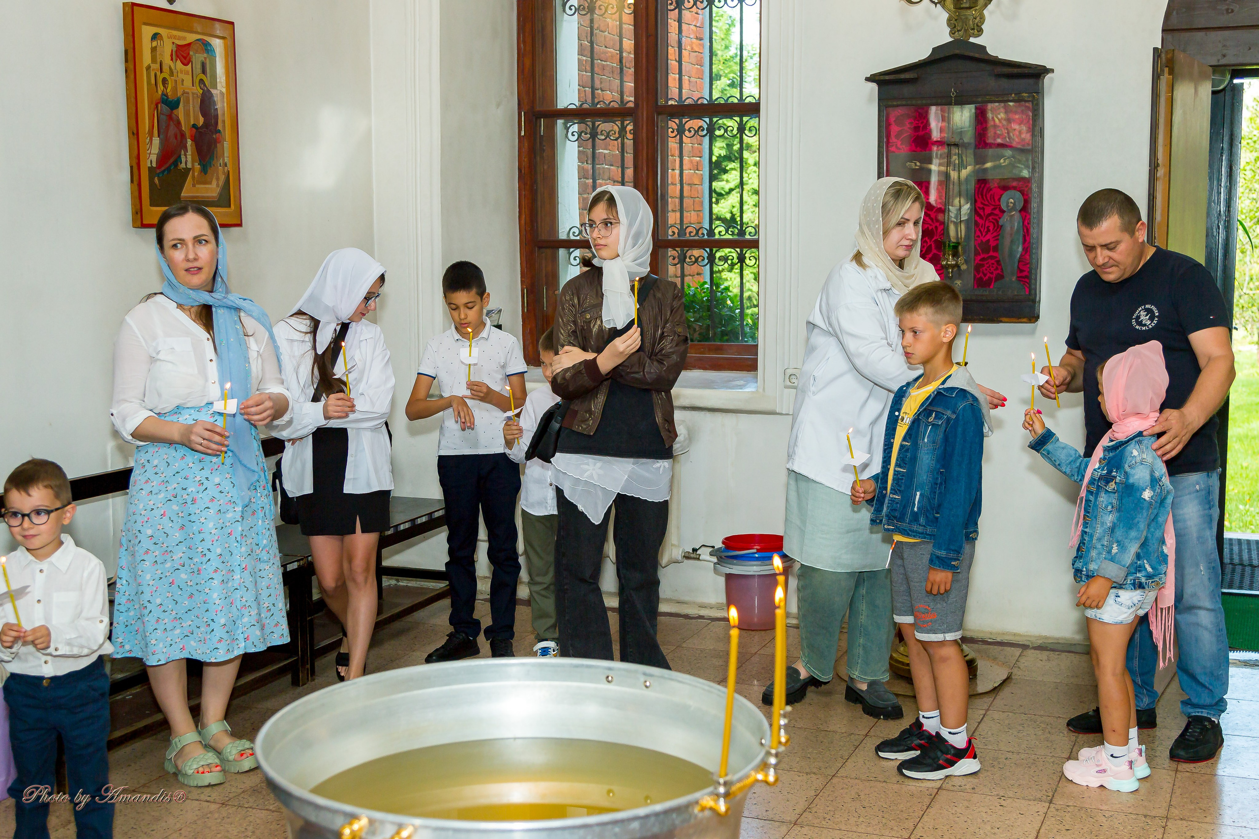 Крещение в д. Еганово (август 2024). Репортажная съемка в Москве и области. Анималистика