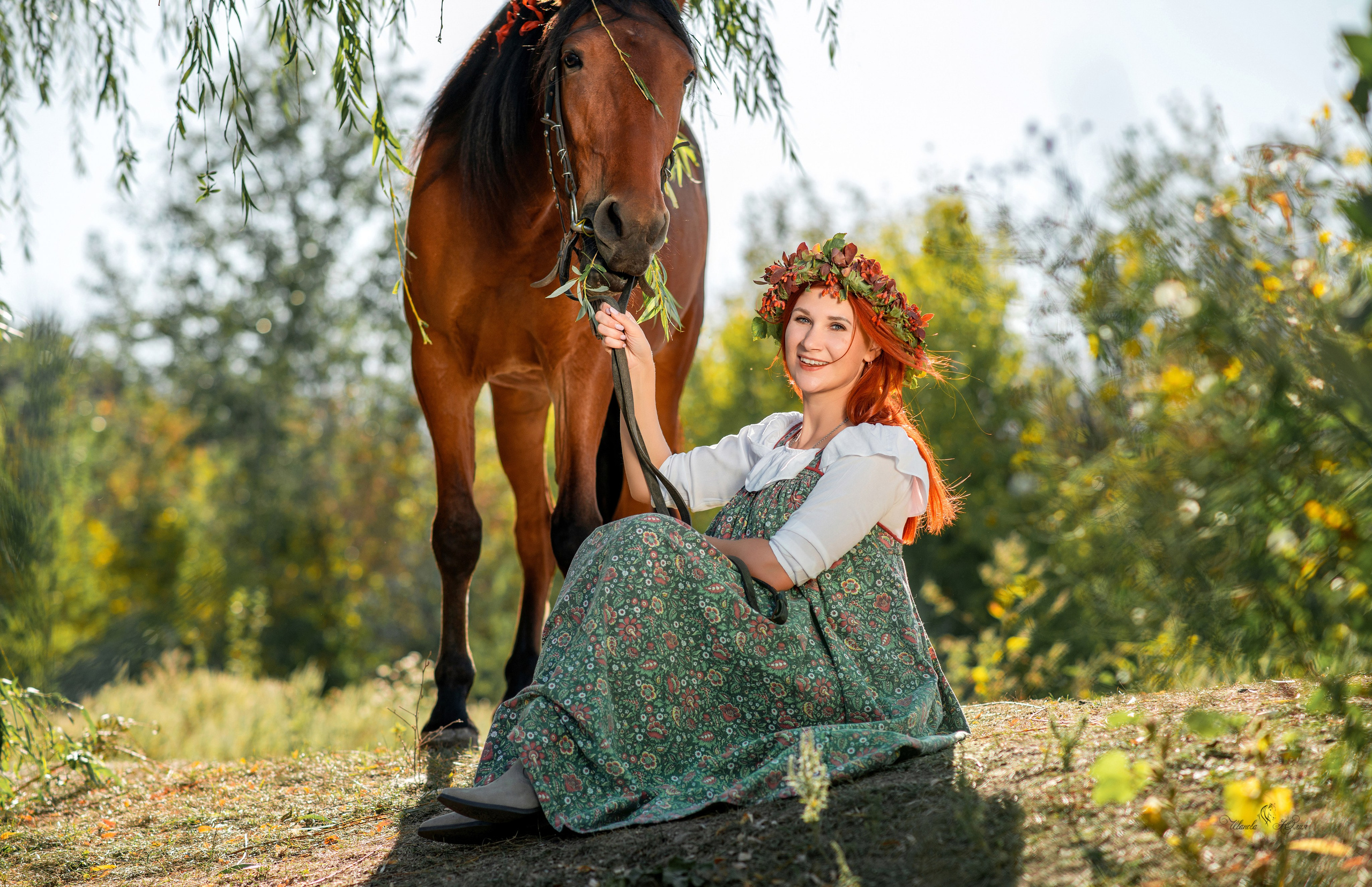 Мария и Ася. Конный фотограф в Саратове Юлия Иванова