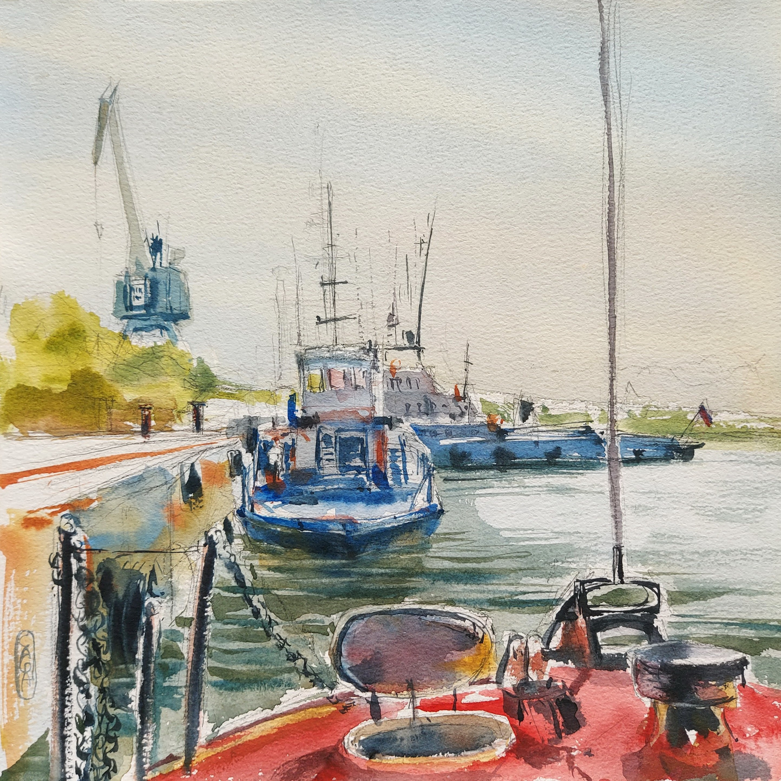 Samus Shipbuilding and Ship Repair Plant, Tomsk | June 2025 | 26 x 26 cm