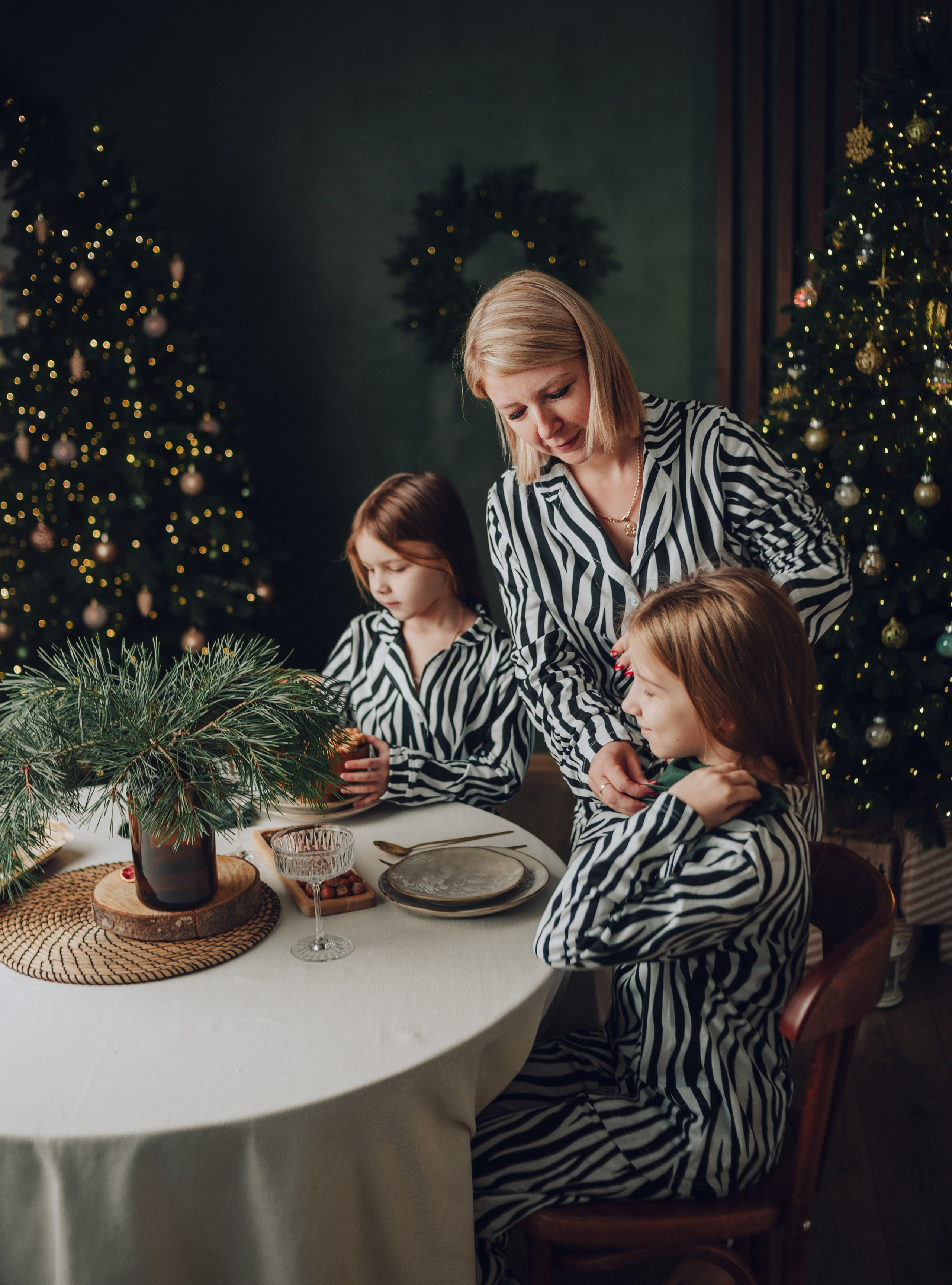 Оля и ее доченьки. Фотограф Брянск