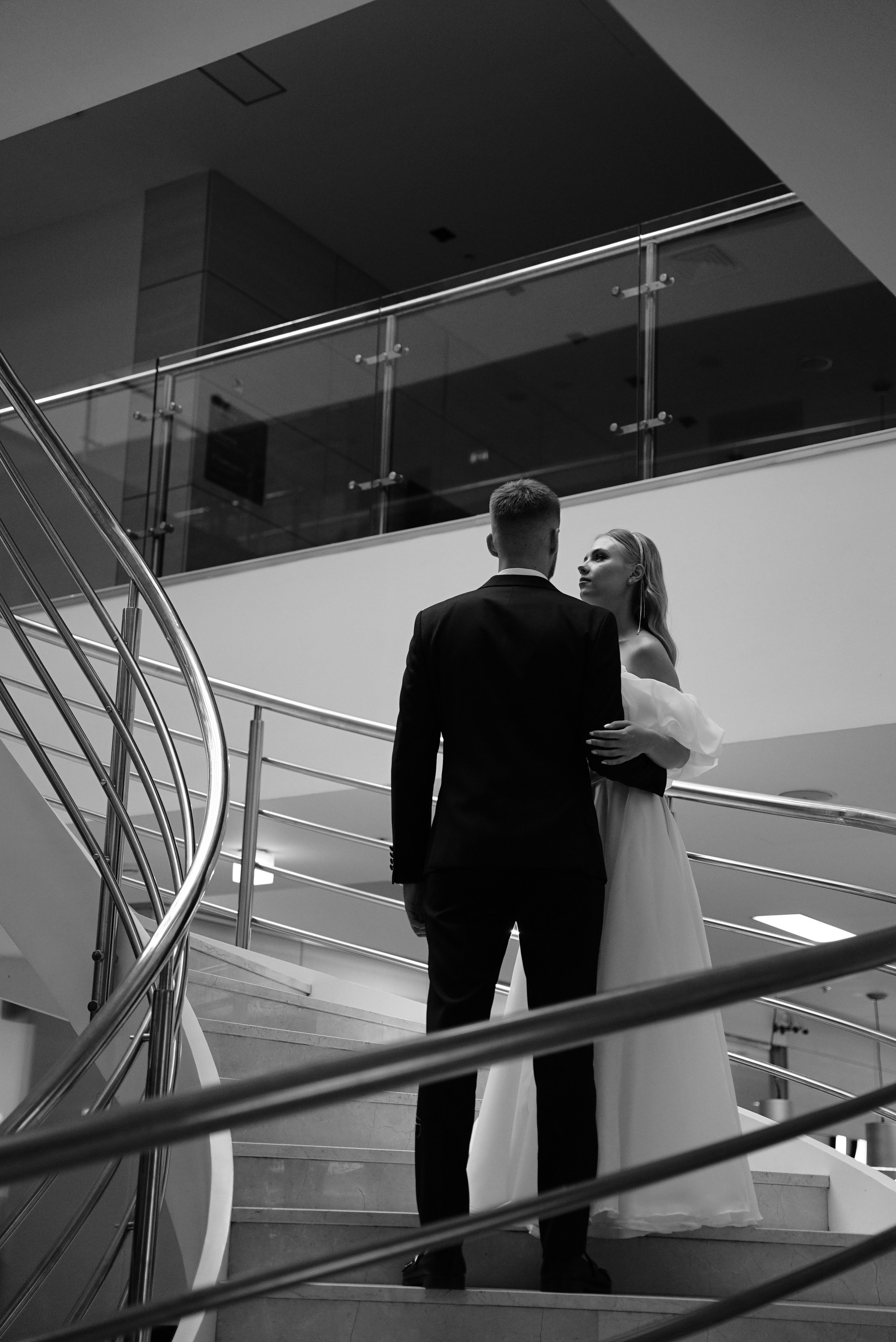 Никита и Галина чб. Свадебный фотограф в Самаре Анна Ковалева