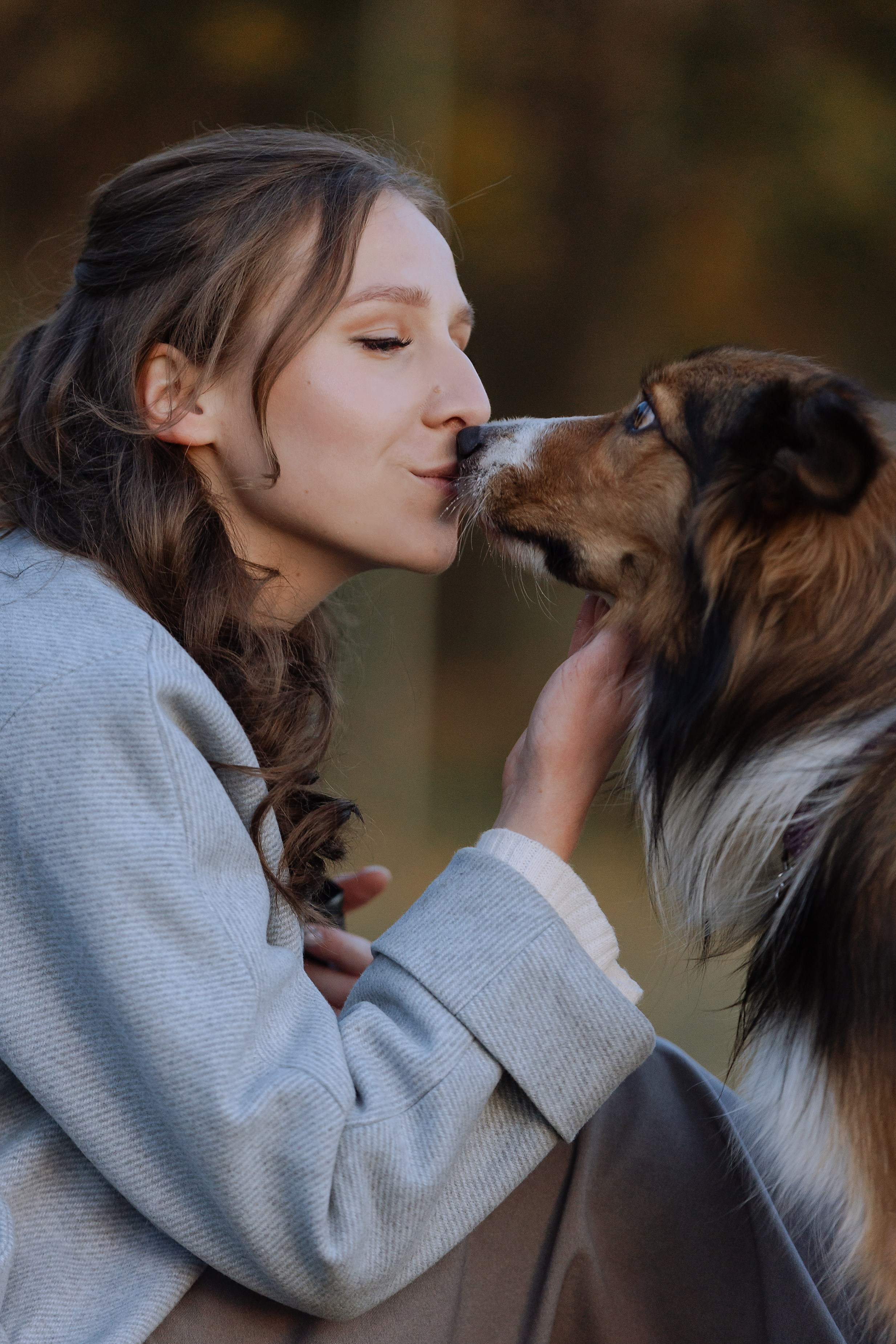 Осенняя съемка Аллы и ее спутника Джея (пакет «Чуть-чуть»). Фотограф Анималист Екатерина Справцева в Нижнем Новгороде