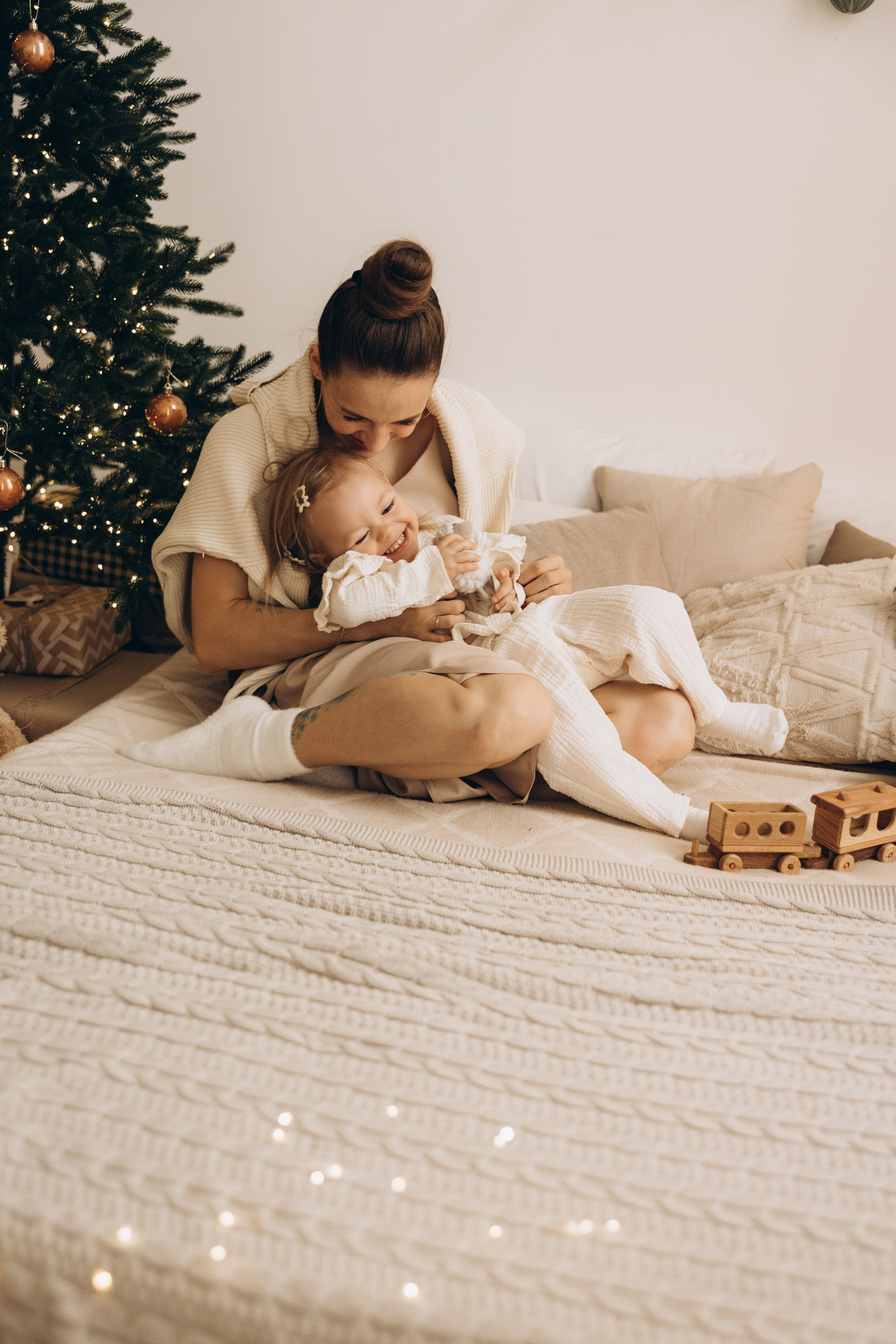Ольга и Мирослава НГ. Семейный фотограф в Москве Виктория Ястребинская