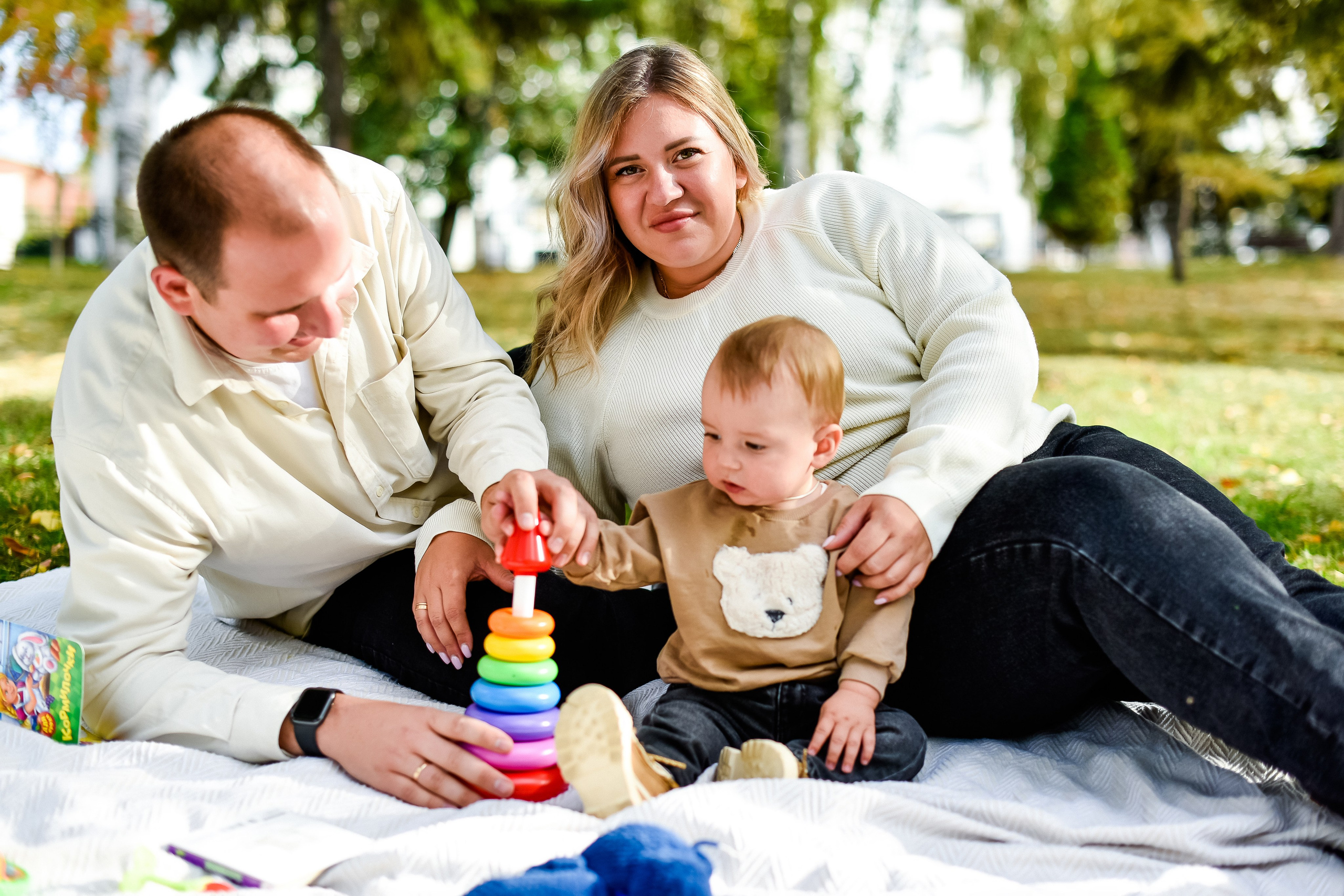 Семья Дмитрий, Настенька и Мирон