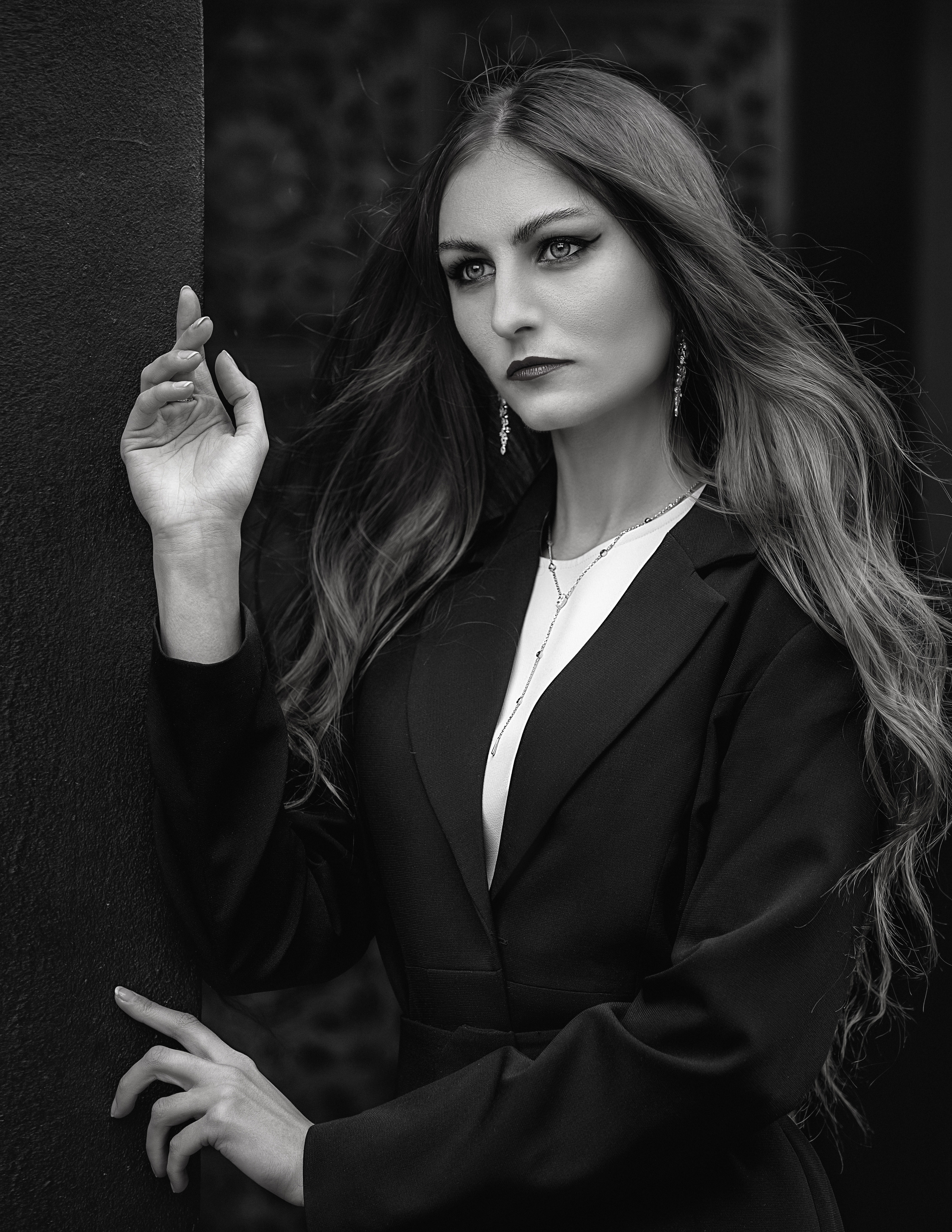 самое крутое черно белое фото  фотография в чб портрет фешен сьемка для журналов модная фотография 