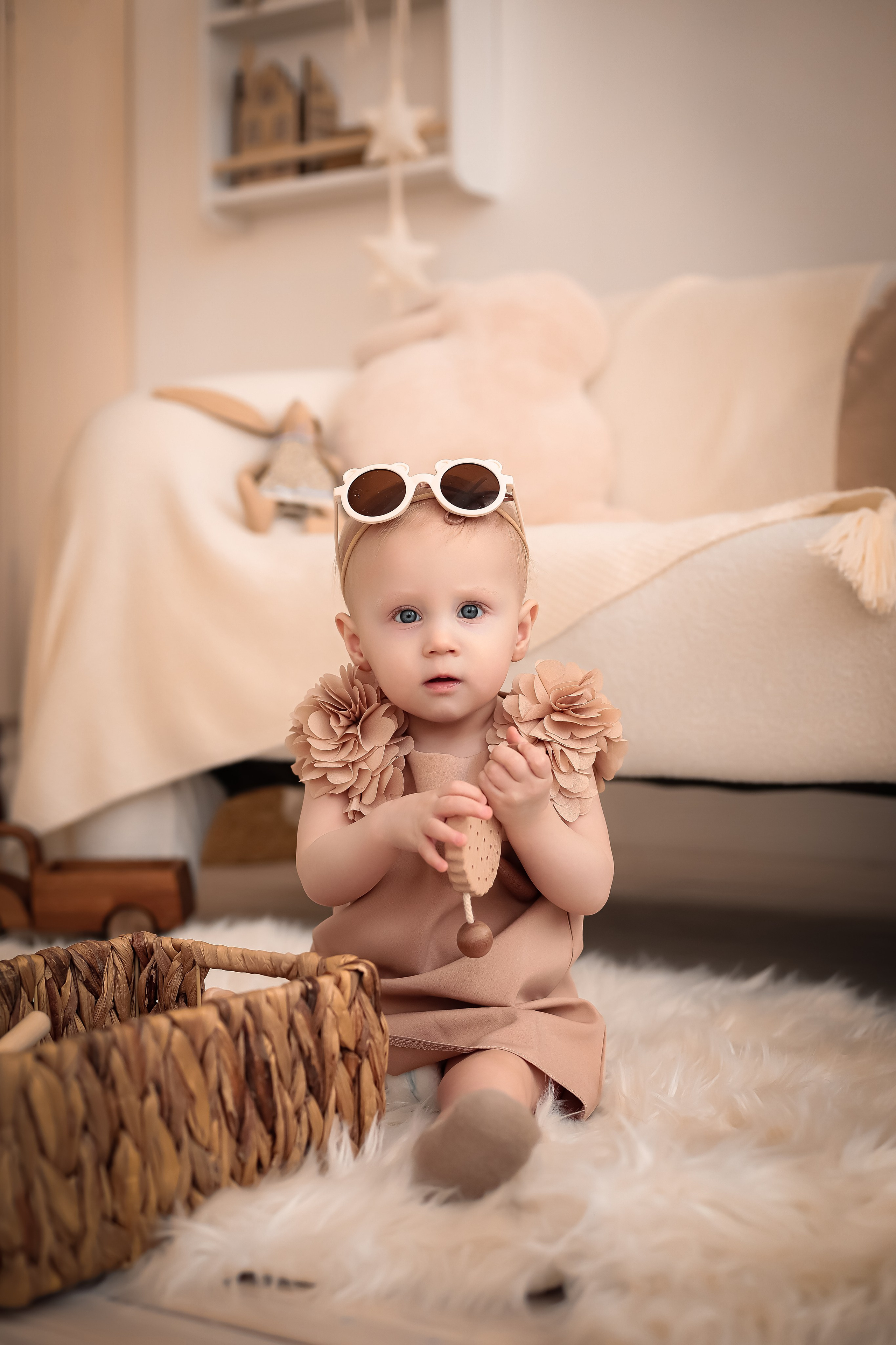 1 годик Эмилии. Фотограф г. Хабаровск. Семейные и индивидуальные съёмки