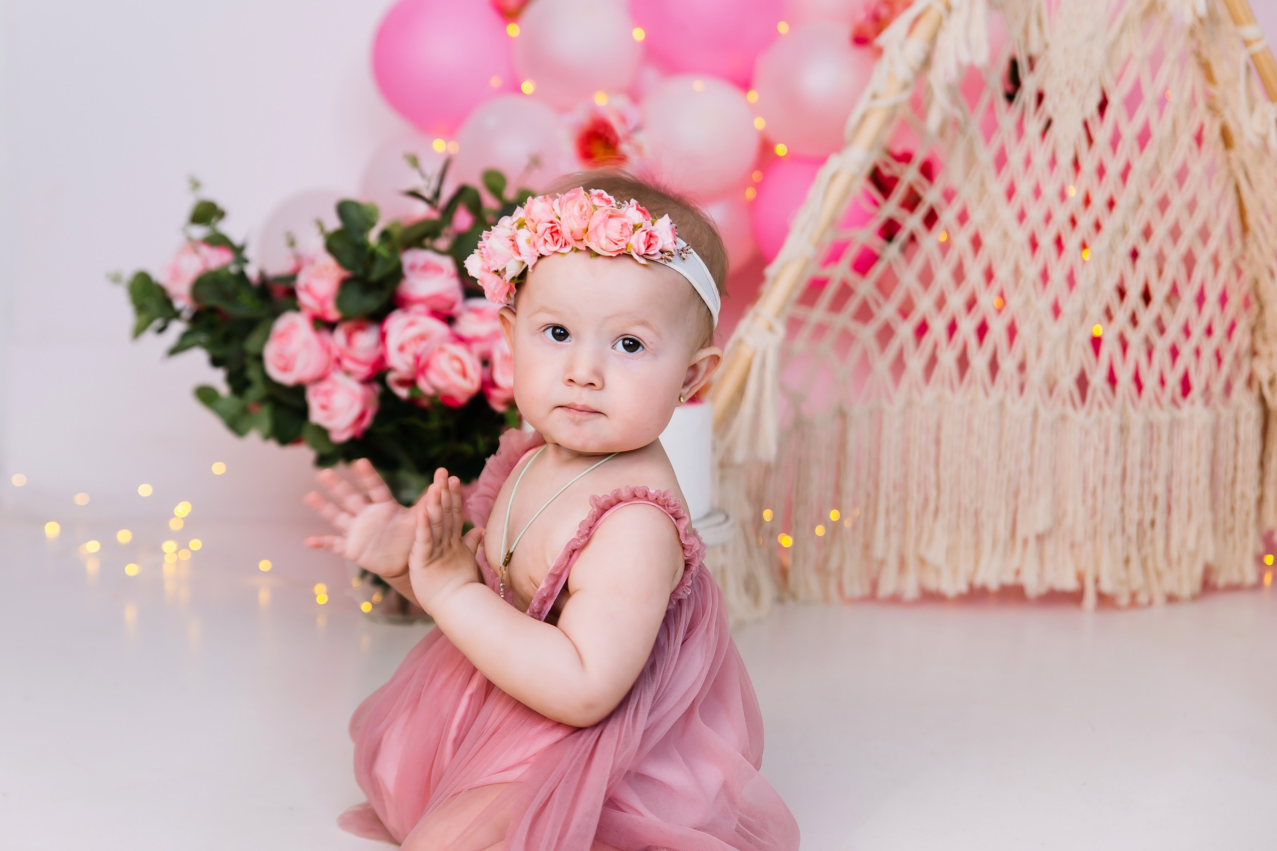 Настеньке 1 годик. Свадебный и семейный фотограф в Краснодаре Илонна Ковалева