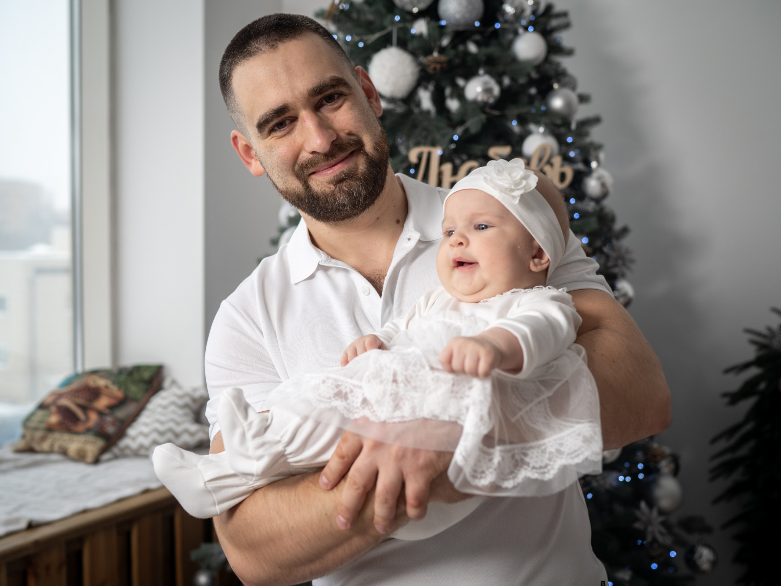 С самоедской лайкой. Фотограф Зинаида Евдокимова