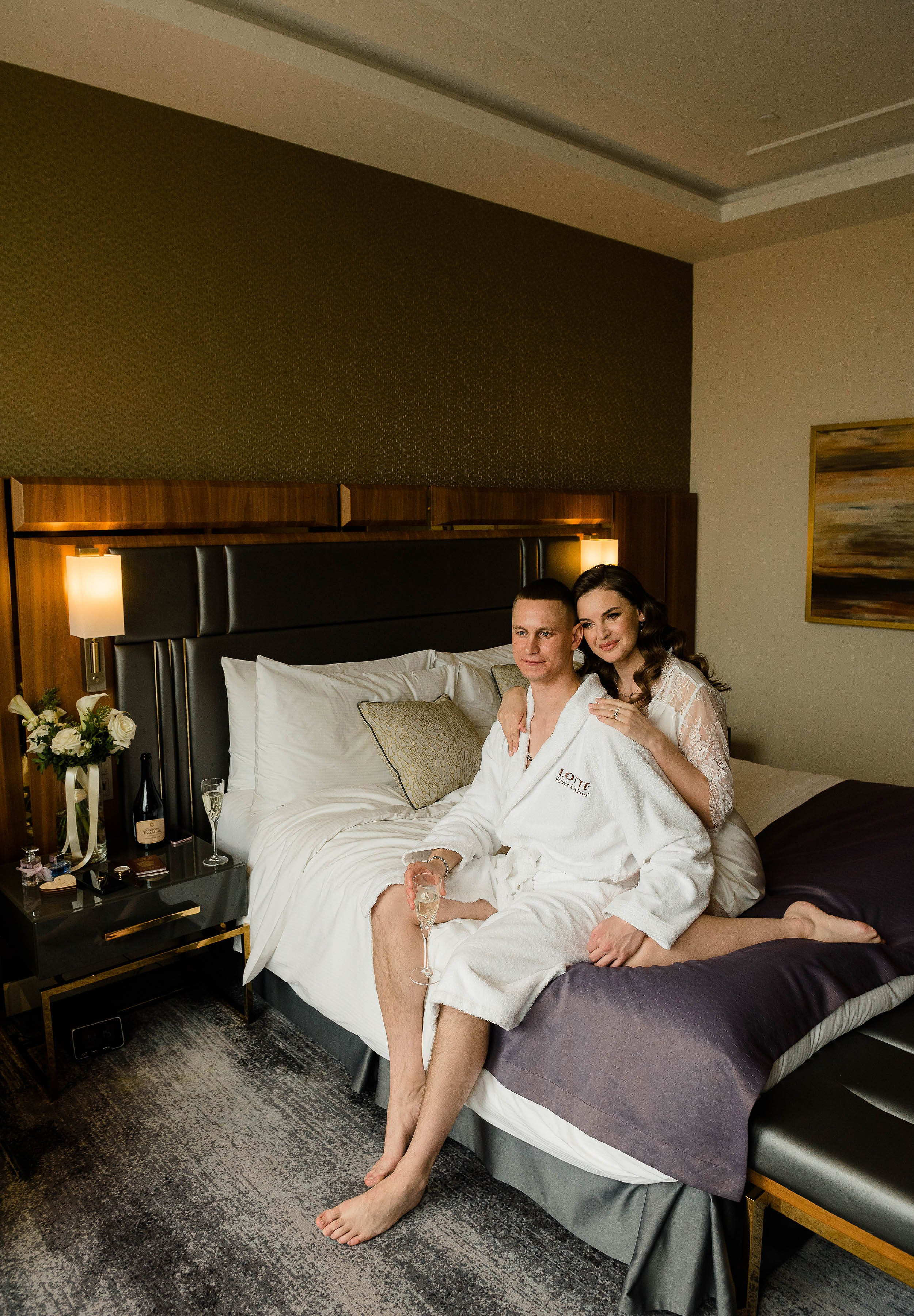 Свадебное утро Олега Елены