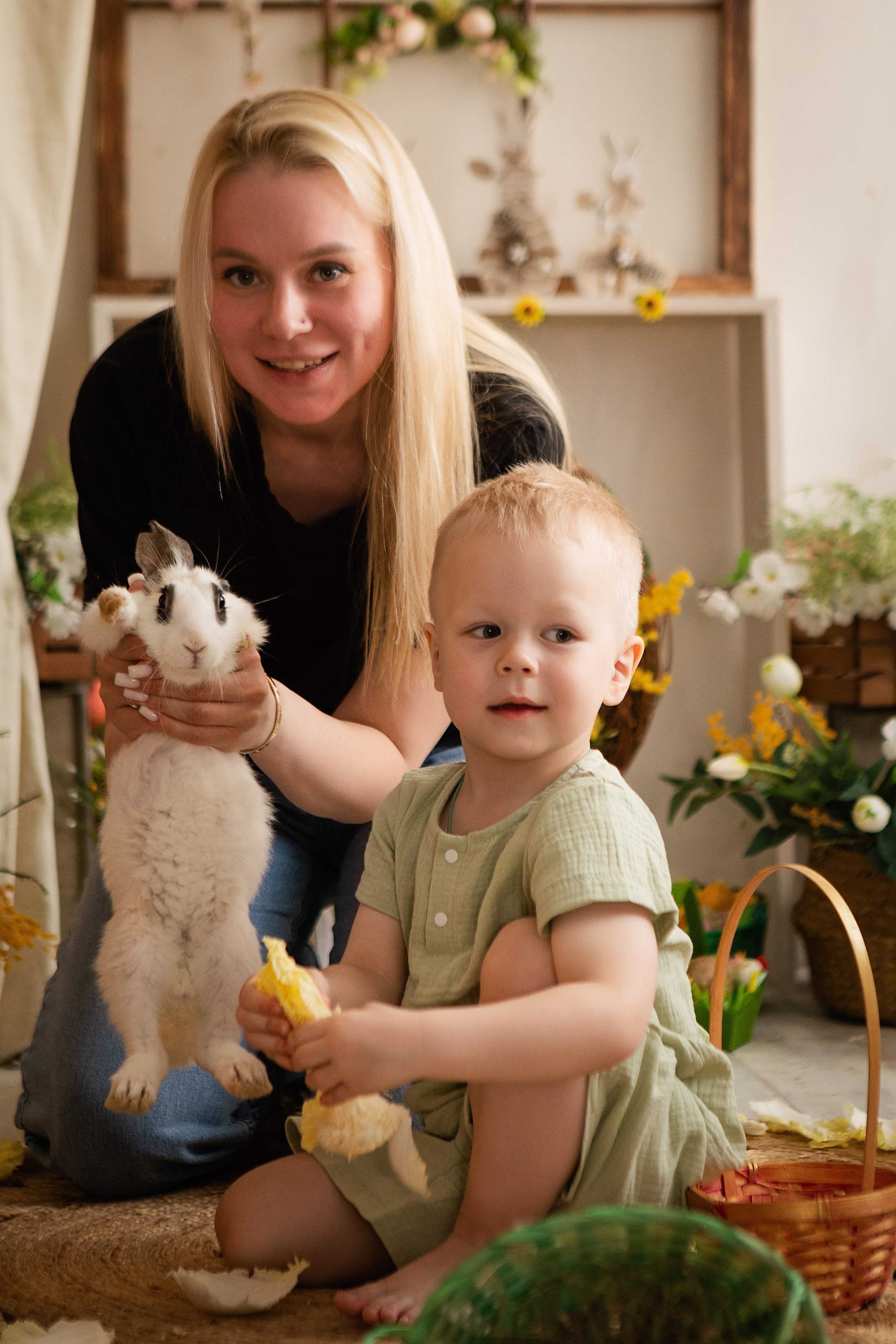 Фотопроект Пасхальный с кроликами. ФОТОГРАФ НА ГОДИК, БЕРЕМЕННОСТИ, НОВОРОЖДЕННЫХ, КРЕЩЕНИЯ МОСКВА