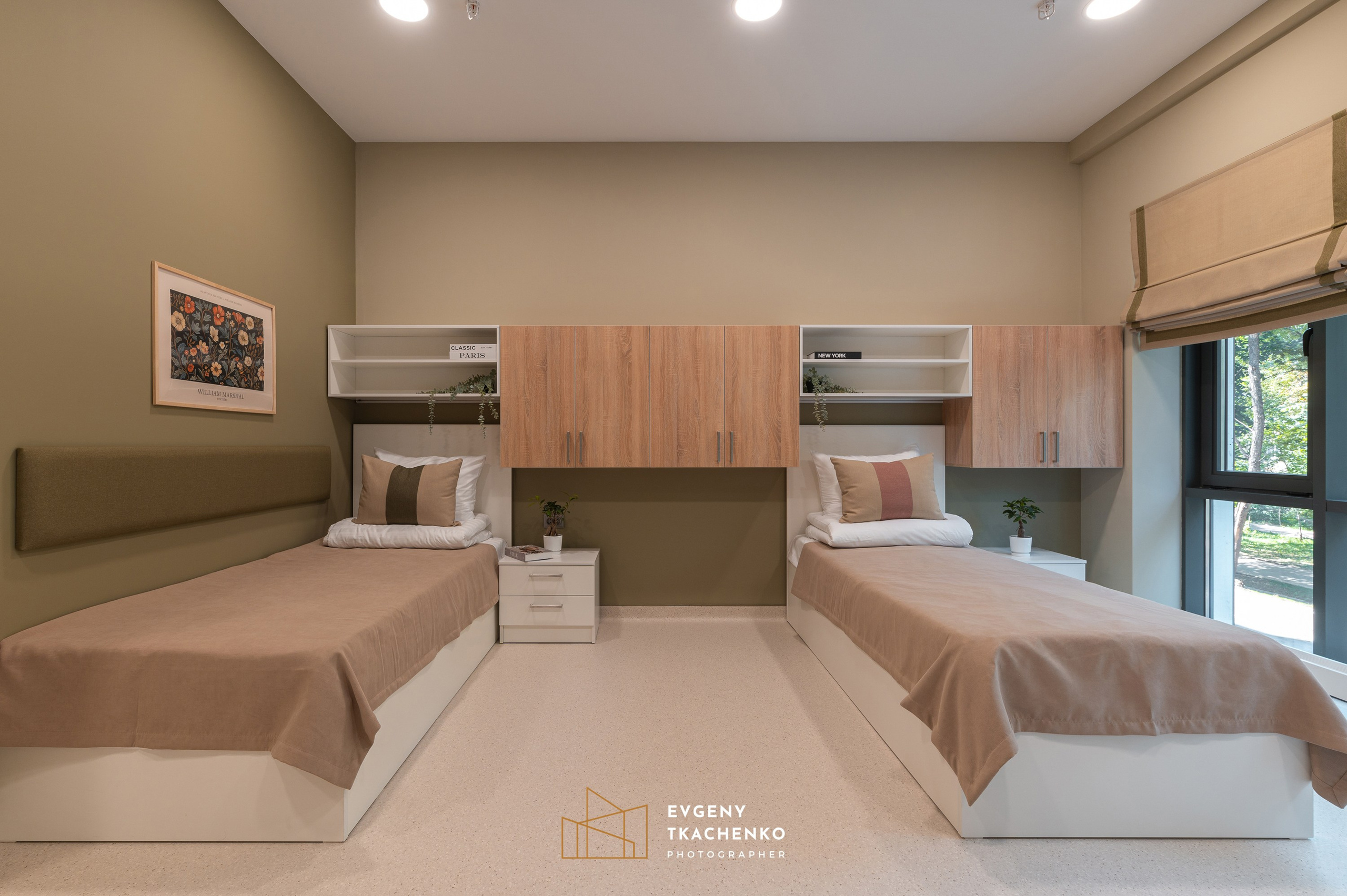 Общежитие университета NarXoz в Алматы. Архитектурный и интерьерный фотограф в Казахстане