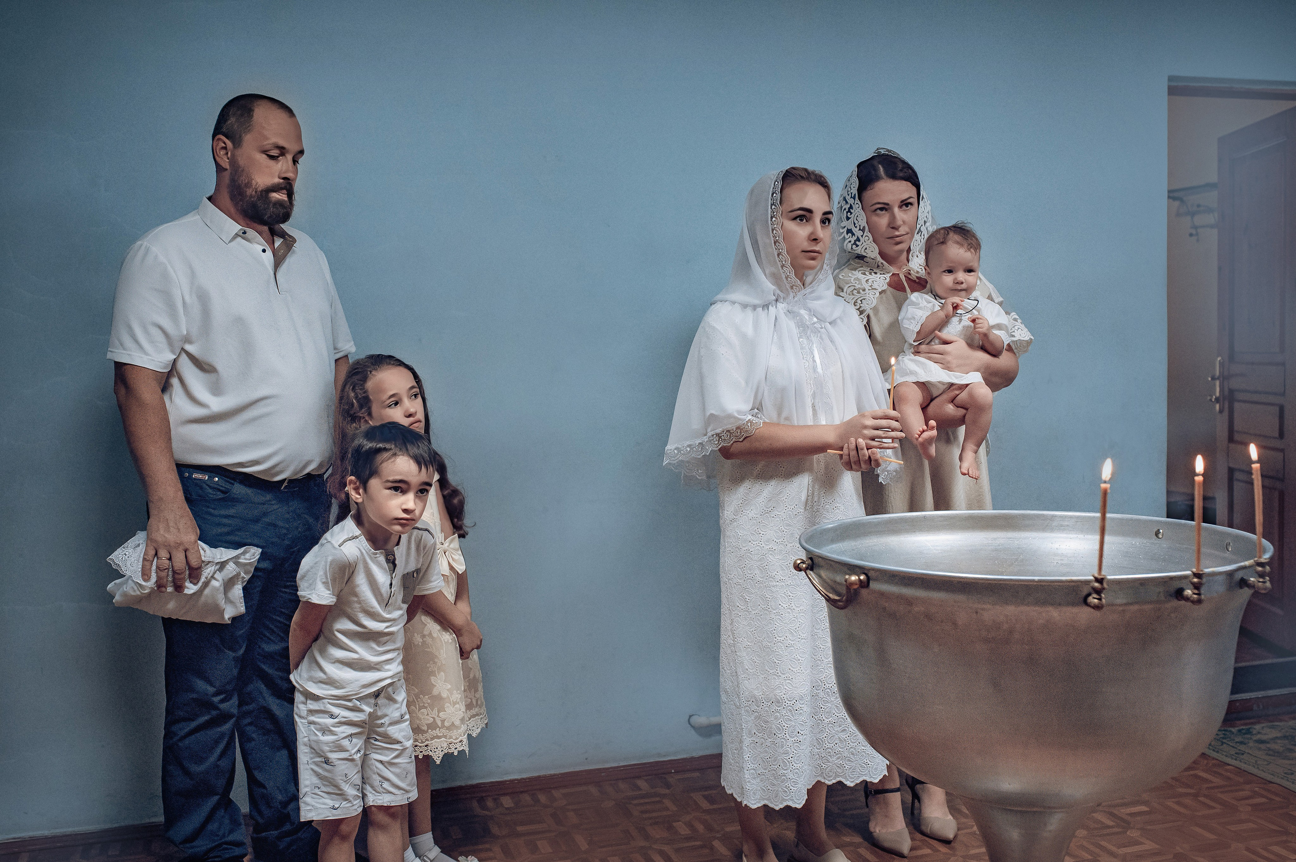 Съемка таинства крещения в храме Николая Чудотворца Красноярск. Фотографы крещения/венчания  Красноярск Татьяна и Вячеслав Переваловы
