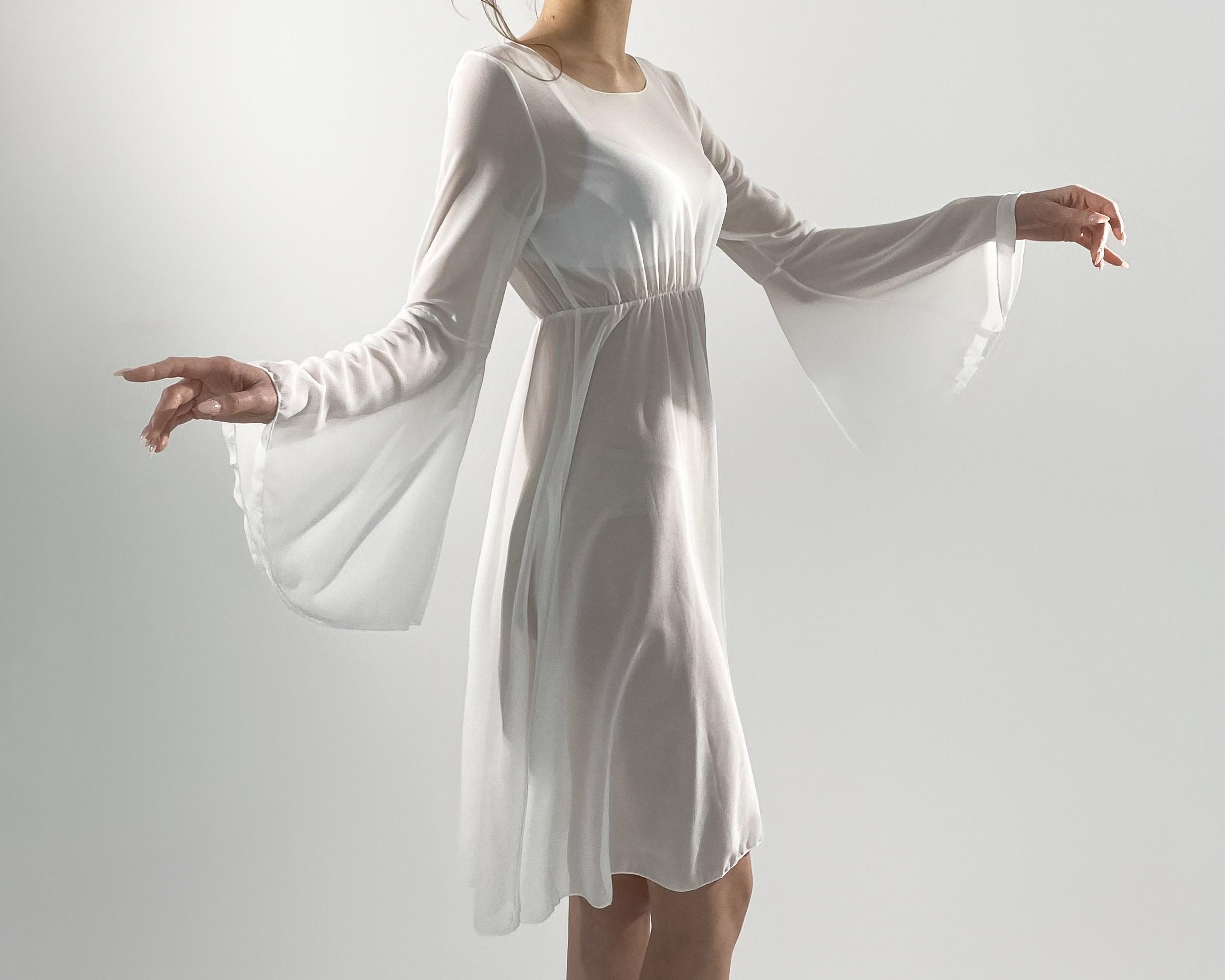 Полупрозрачное платье 500 руб/час ONE SIZE | Залоговая стоимость - 2000 руб 