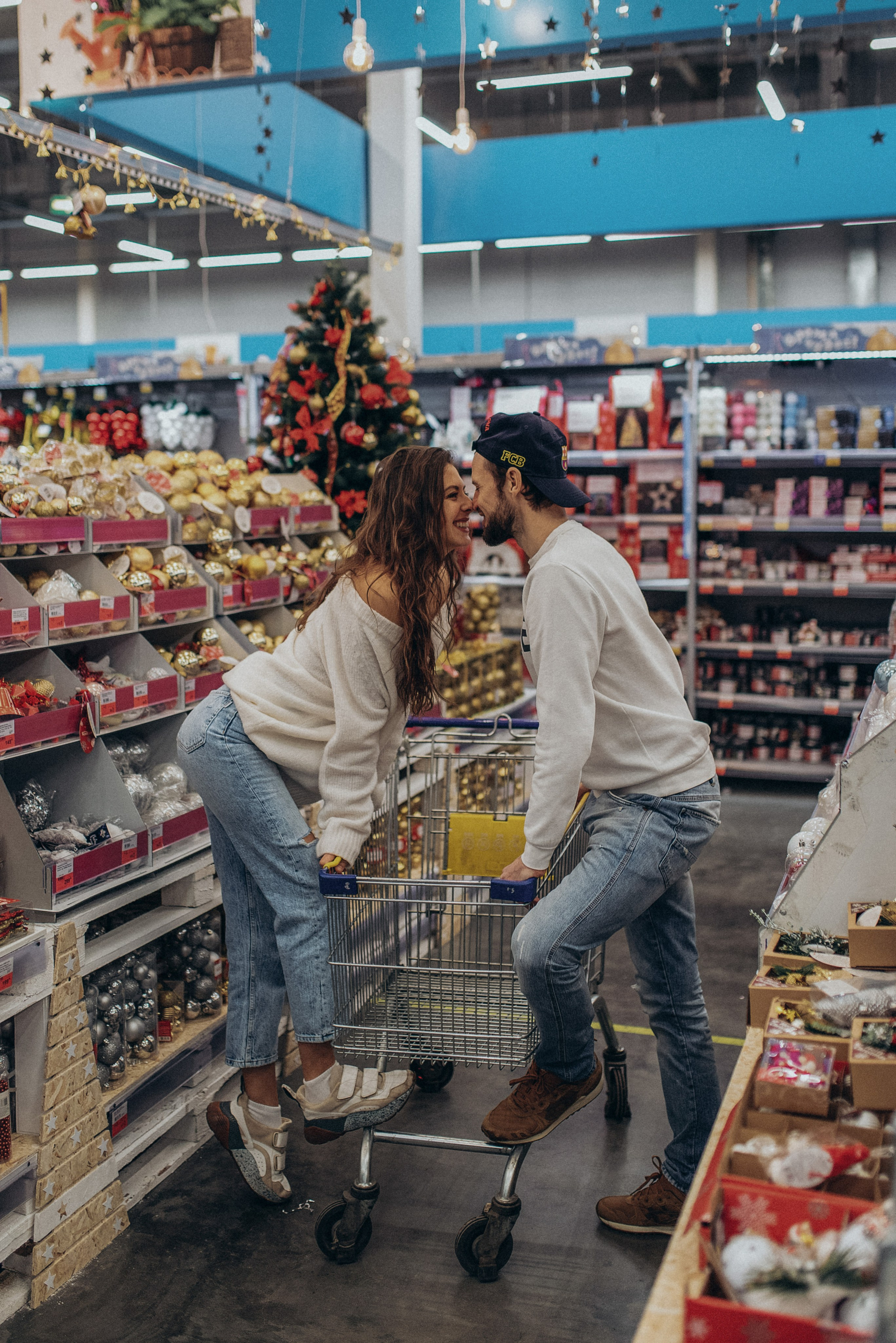 Lovestory в супермаркете. Семейный фотограф в Москве Екатерина Север