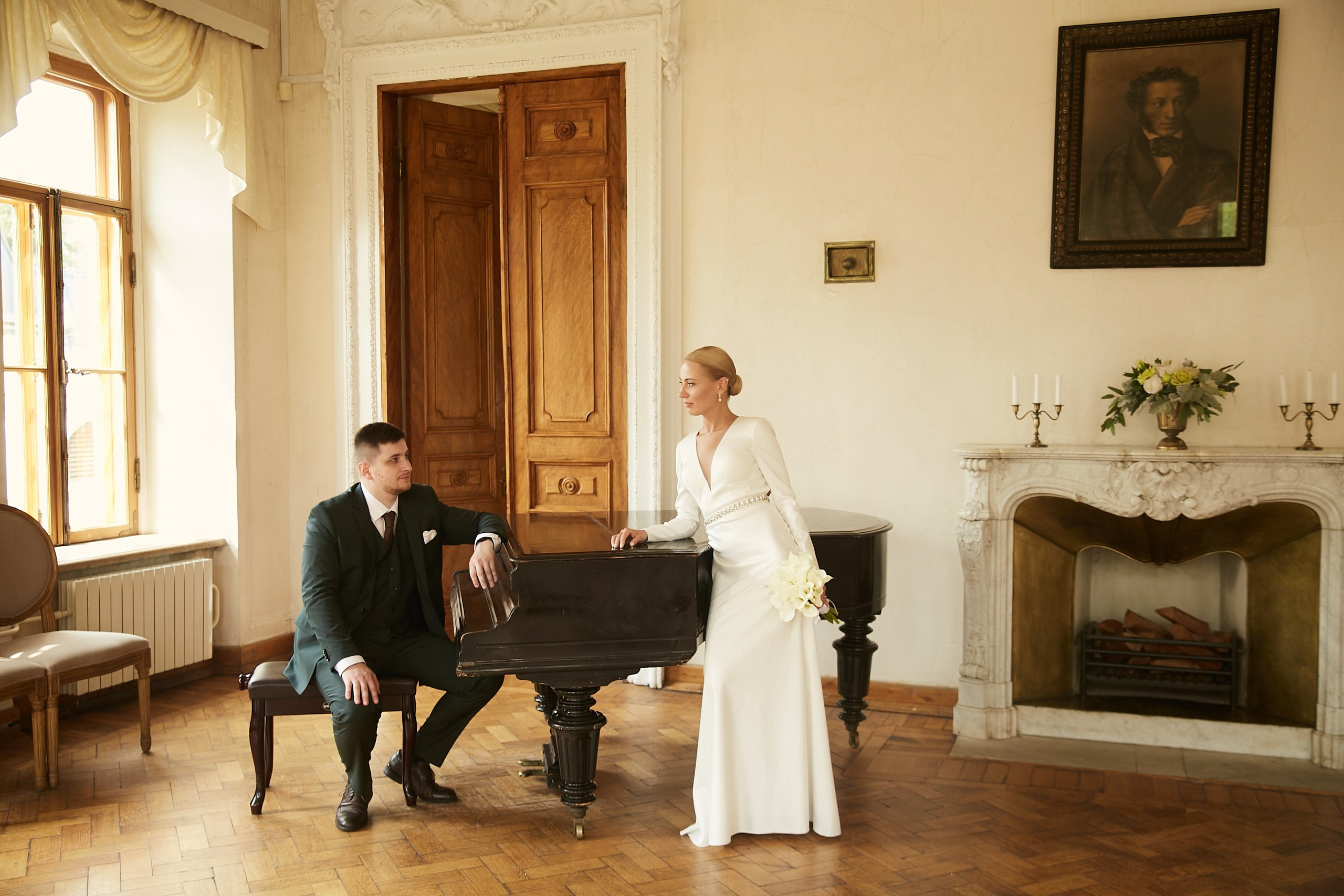 Тимофей и Юлия. Библиотека им. А. С. Пушкина. Фотограф в Москве