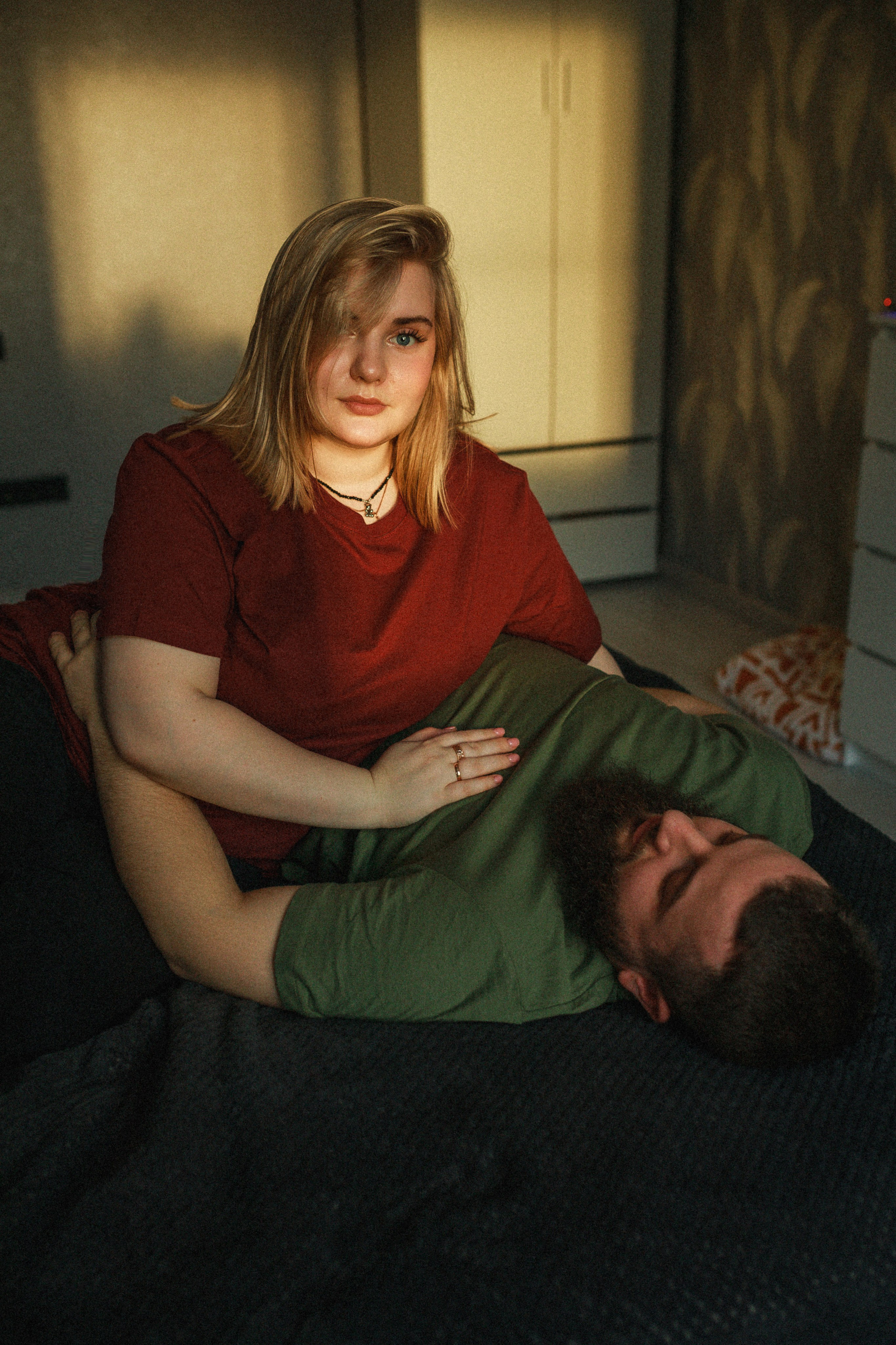 Домашняя ♥ Настя, Стас и кот Василий. Фотограф Тверь. Свадебные, семейные, индивидуальные фотосессии