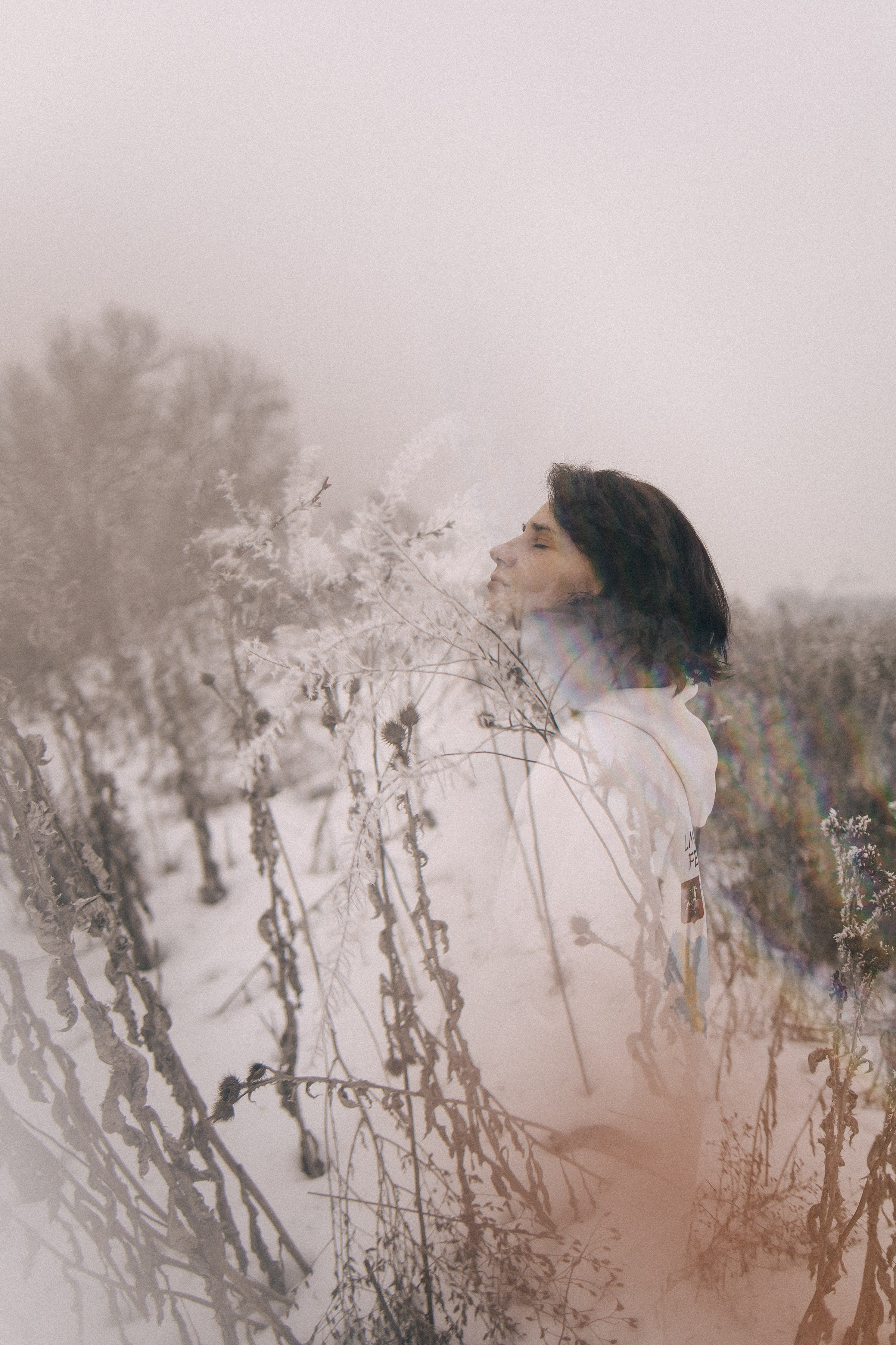 Ксю и снег / Алматы. Фотограф Наталья Гончарова. Снимаю живые портреты в Алматы