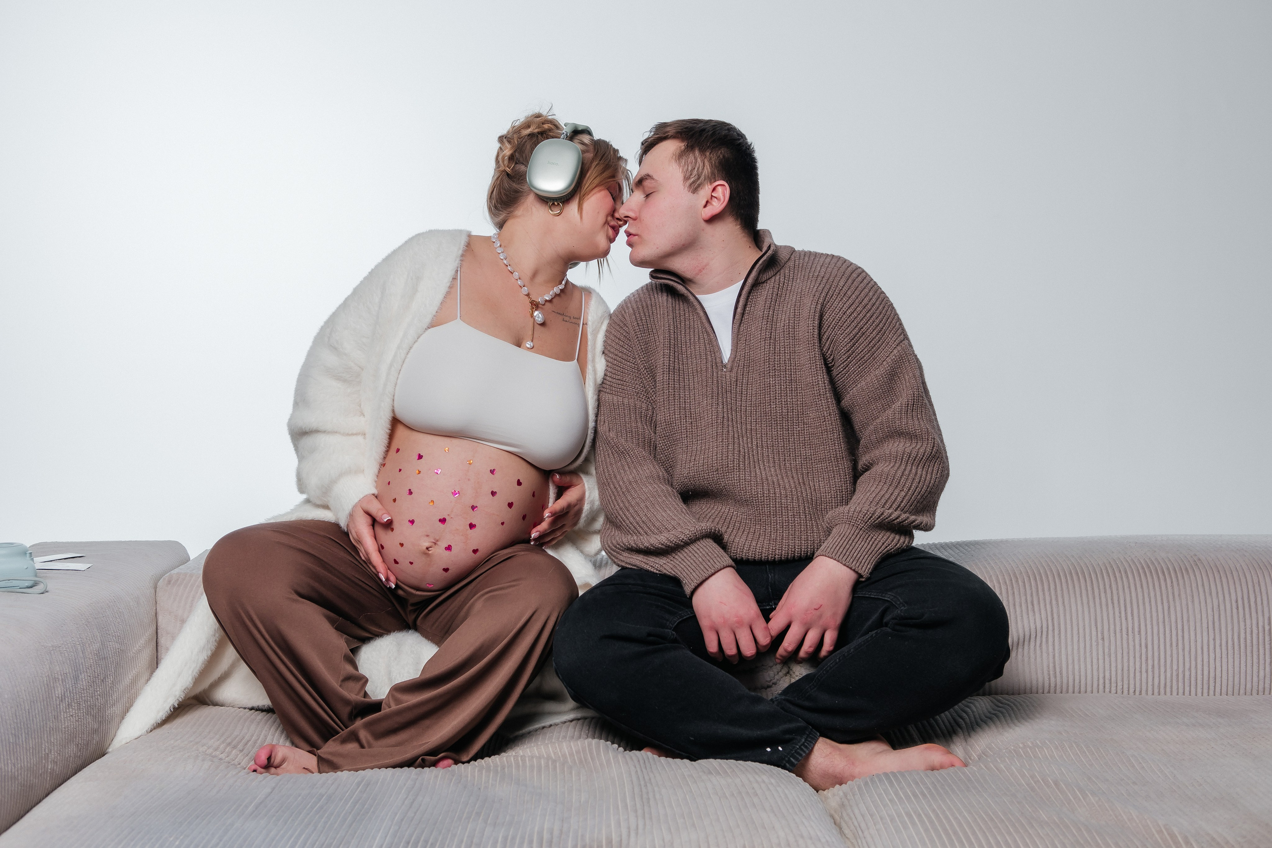 Фотосессия беременности в студии: сохранение прекрасных моментов ожидания. Свадебный фотограф в Москве