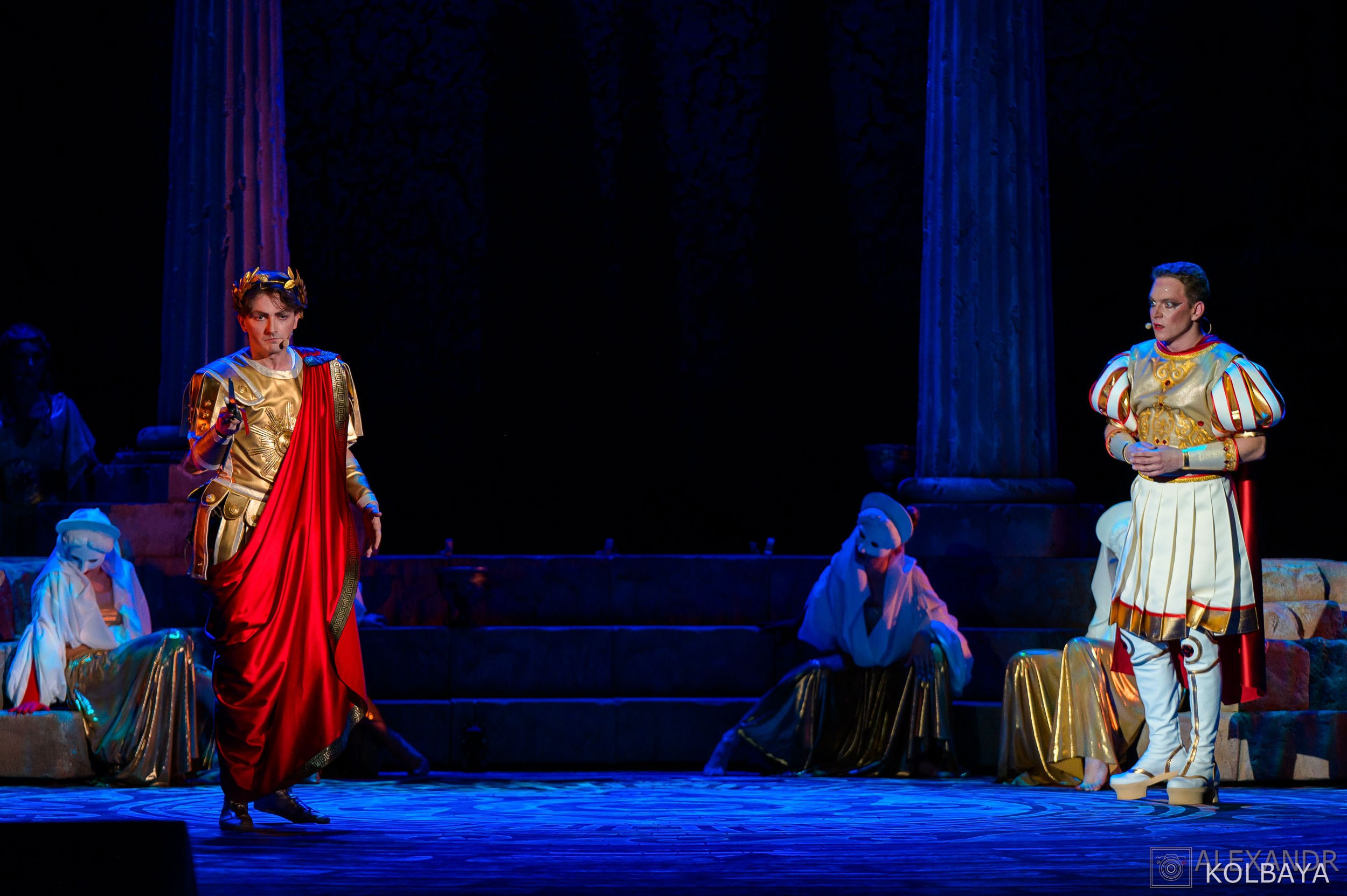 Фоторепортаж со спектакля Гладиатор в Театре Терезы Дуровой. Концертный и театральный репортажный фотограф в Москве Александр Колбая