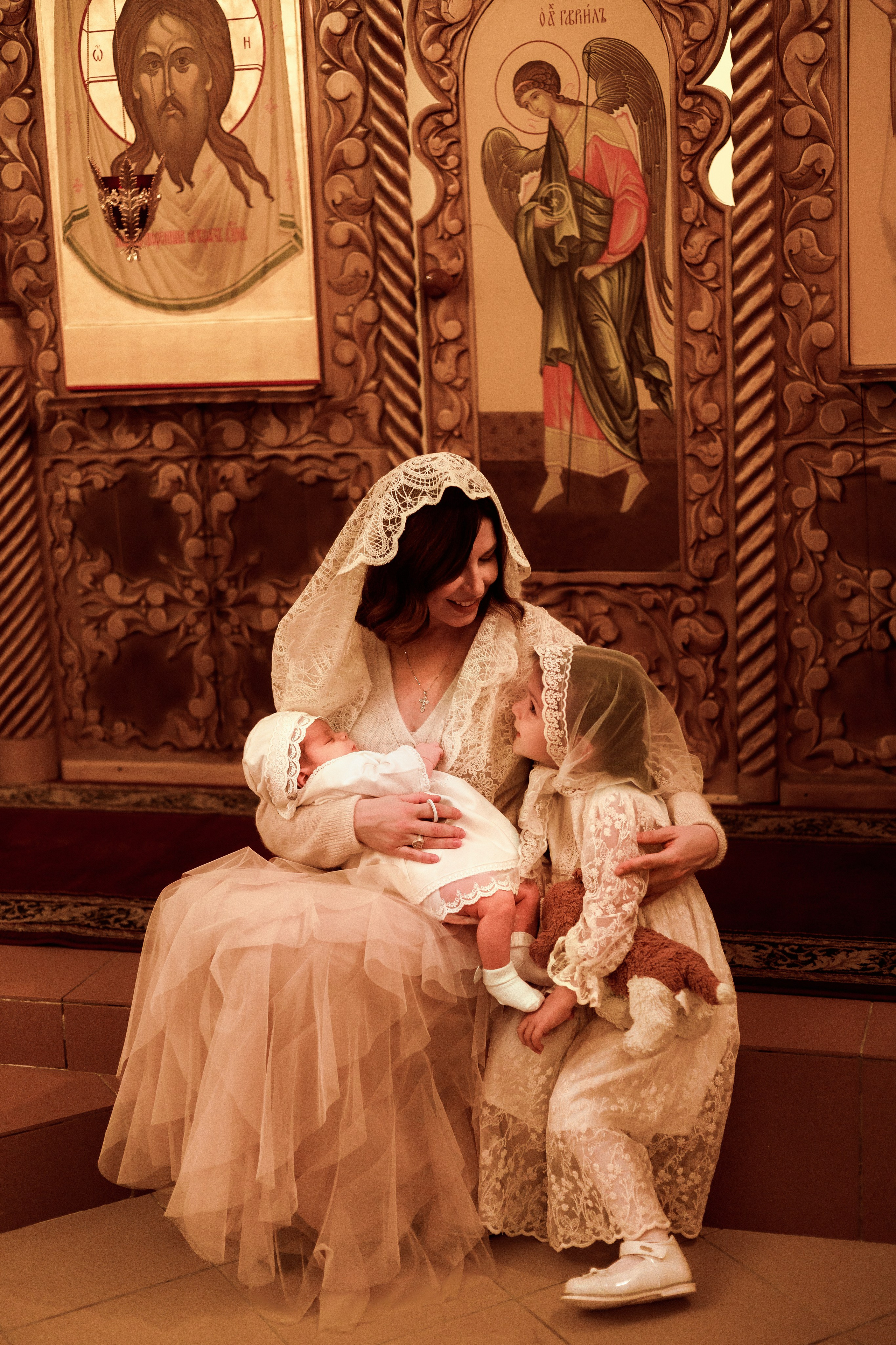 Таинство крещения. Фотограф новорожденных Саратов