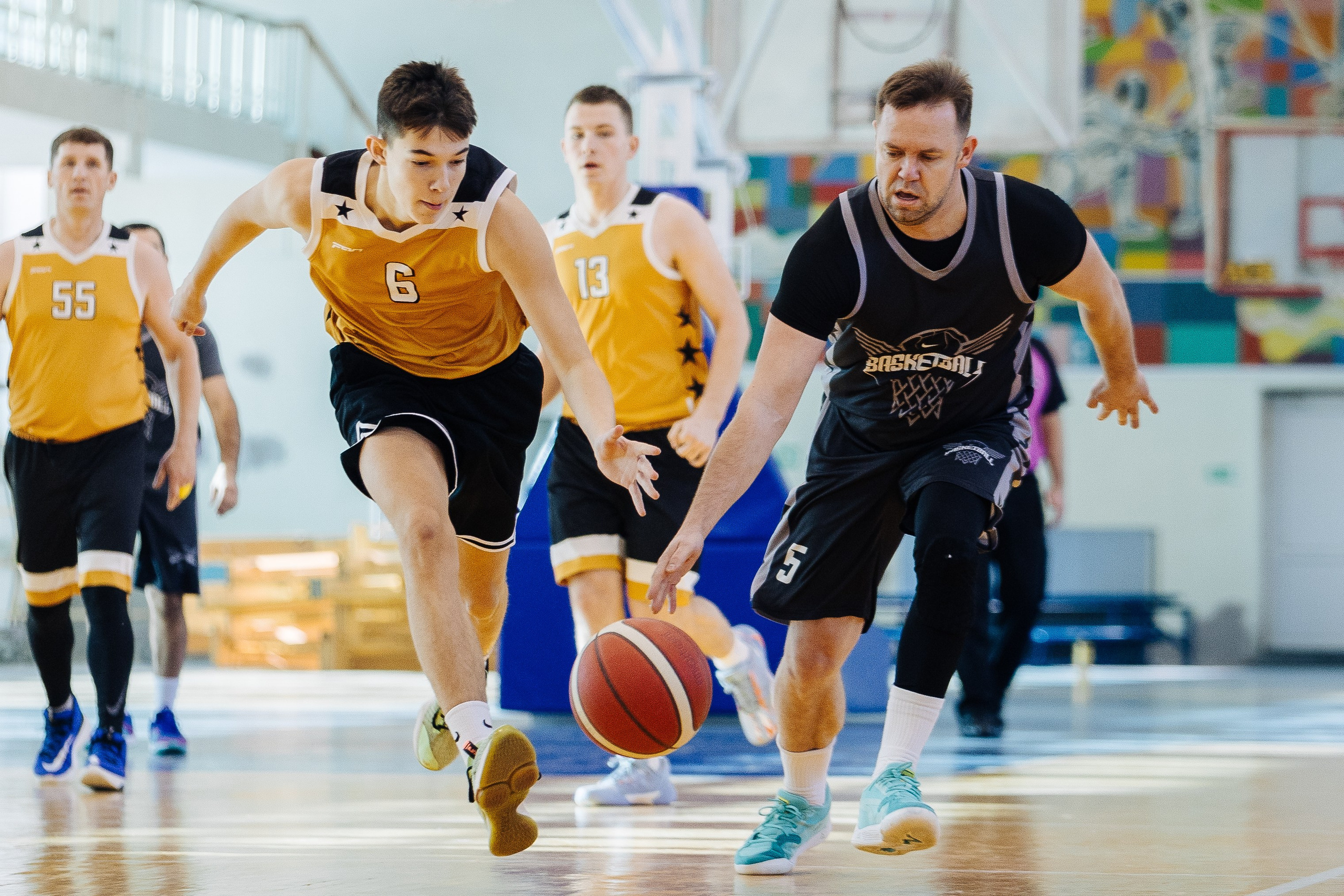 Любительский Чемпионат Магнитогорска по баскетболу // 09.02.25. Денис Прохоров Фотограф в г. Магнитогорск