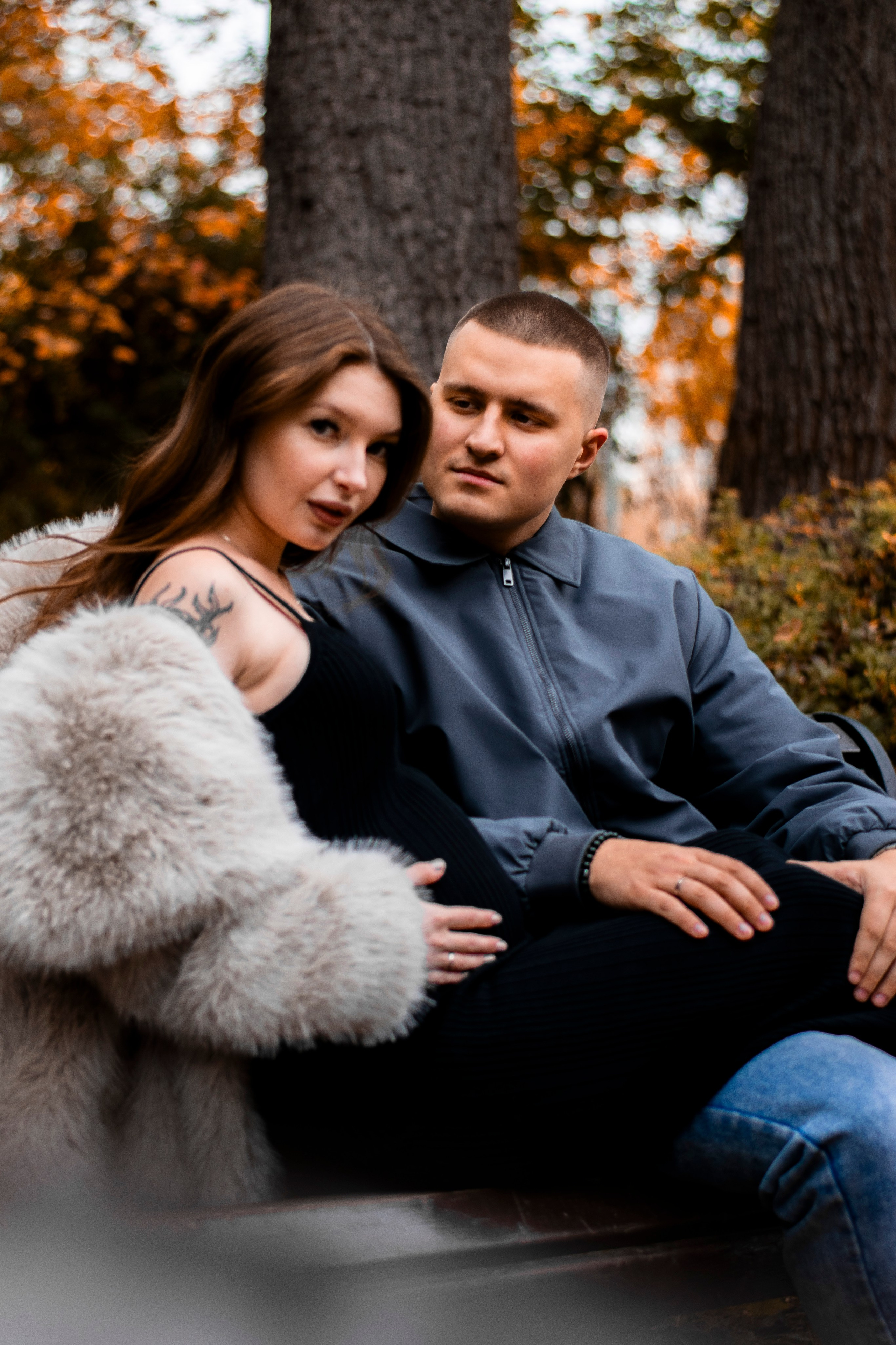 In the Autumn Garden. Портретный фотограф Москва Белогорцев Сергей