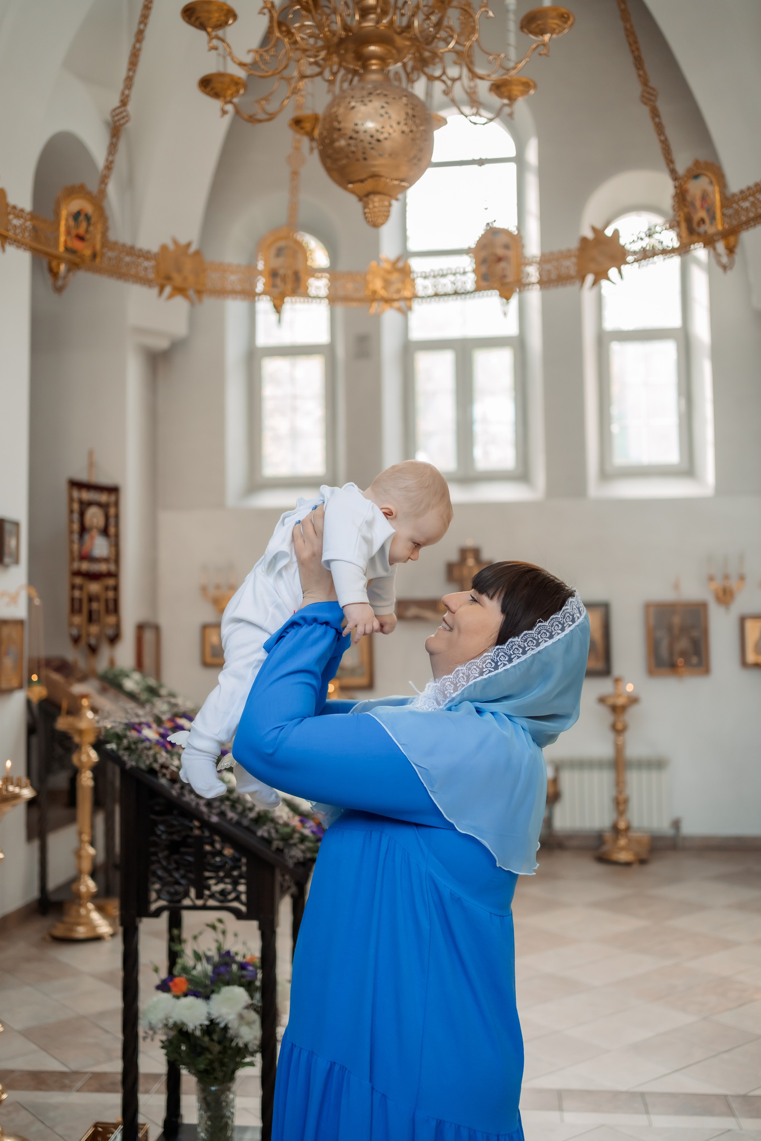 Крещение Данилы, Храм иконы Божией Матери «Всех скорбящих радость». Семейный фотограф в Саратове