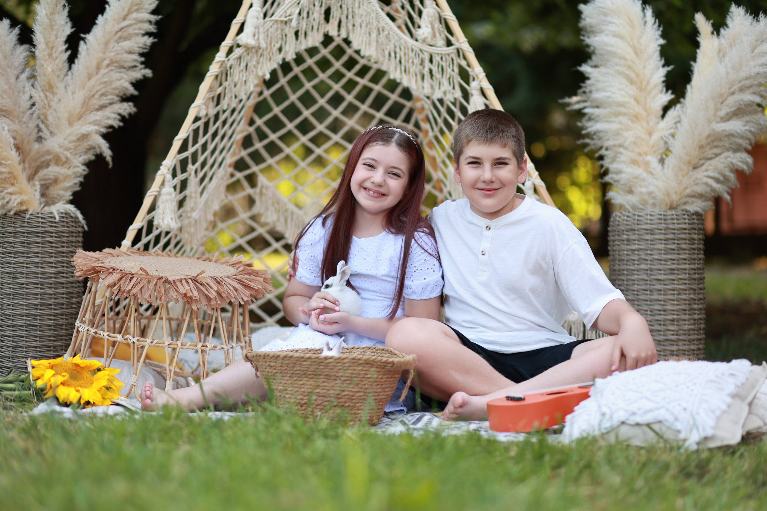 Бохо в Чистяковской Роще. Детский семейный фотограф Краснодар