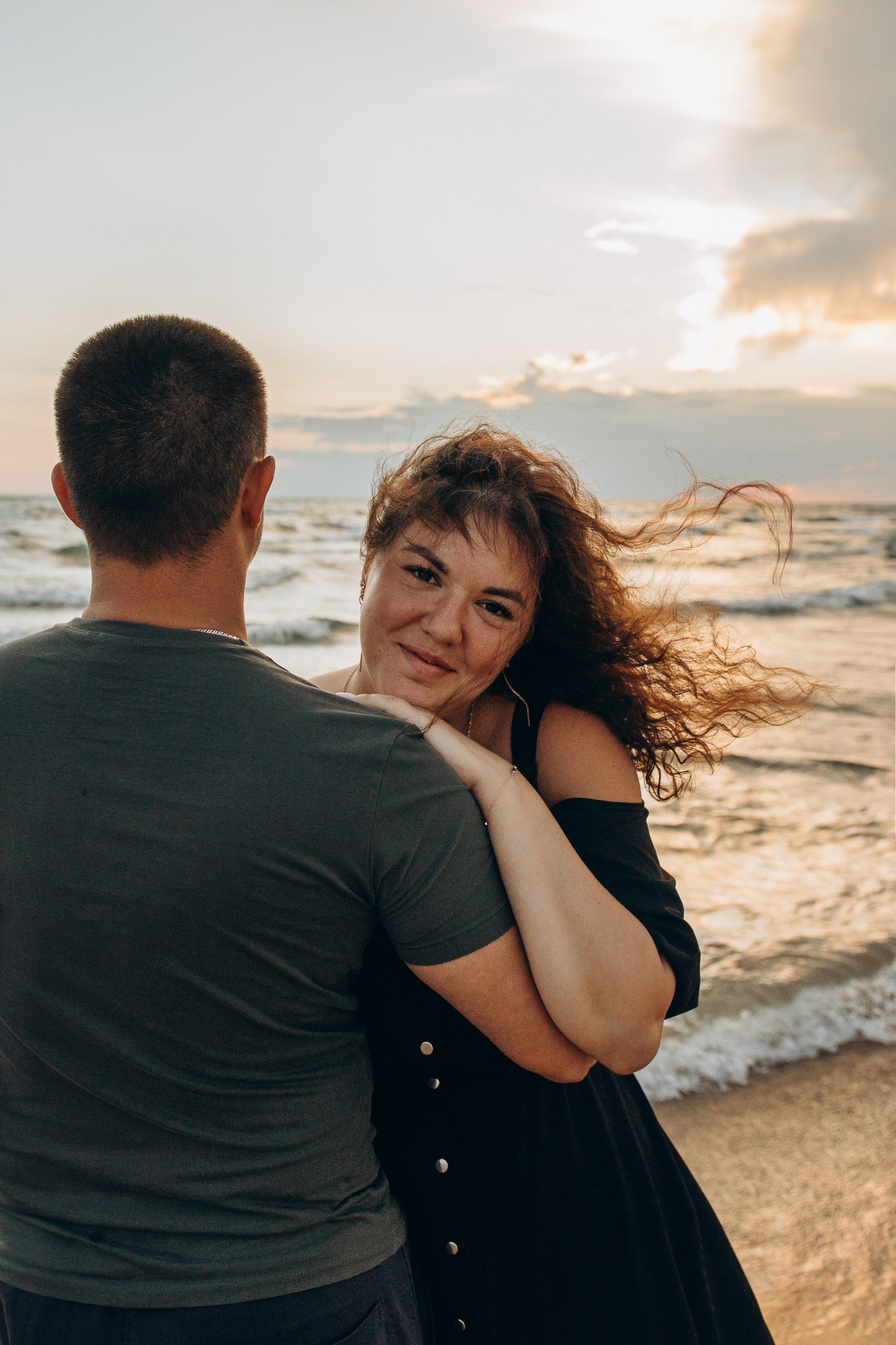 Михаил, Алена и Кирюша — встреча заката с любимыми. Семейный фотограф Новороссийск, Анапа, Геленджик — Юлия Давыдова