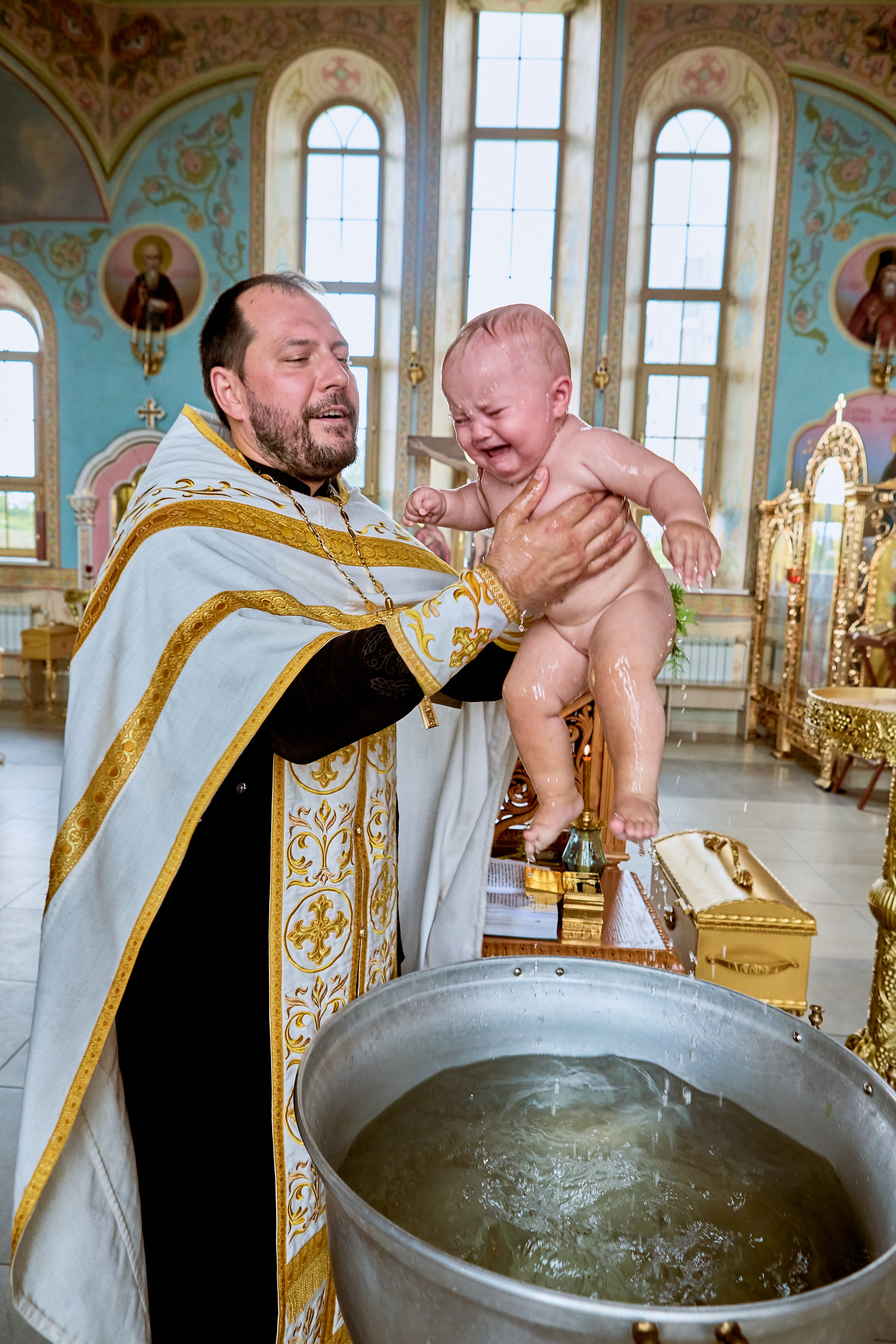 На крестинах младенца г Дзержинск