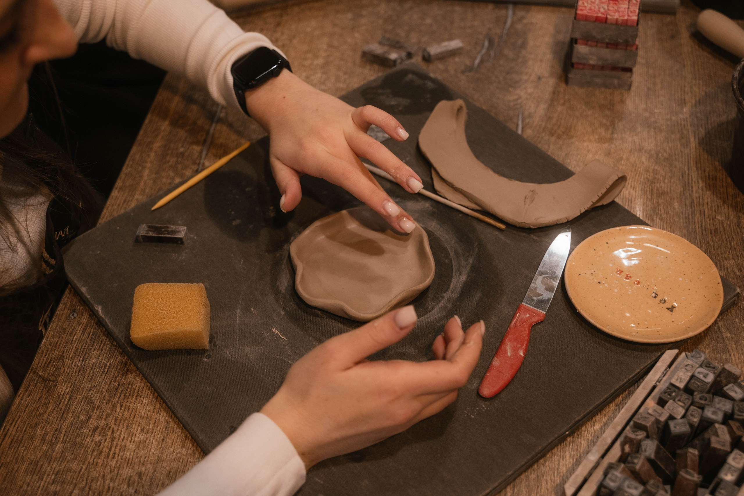 День рождения в гончарной мастерской. Свадебный, семейный фотограф в Рязани Лена Брант